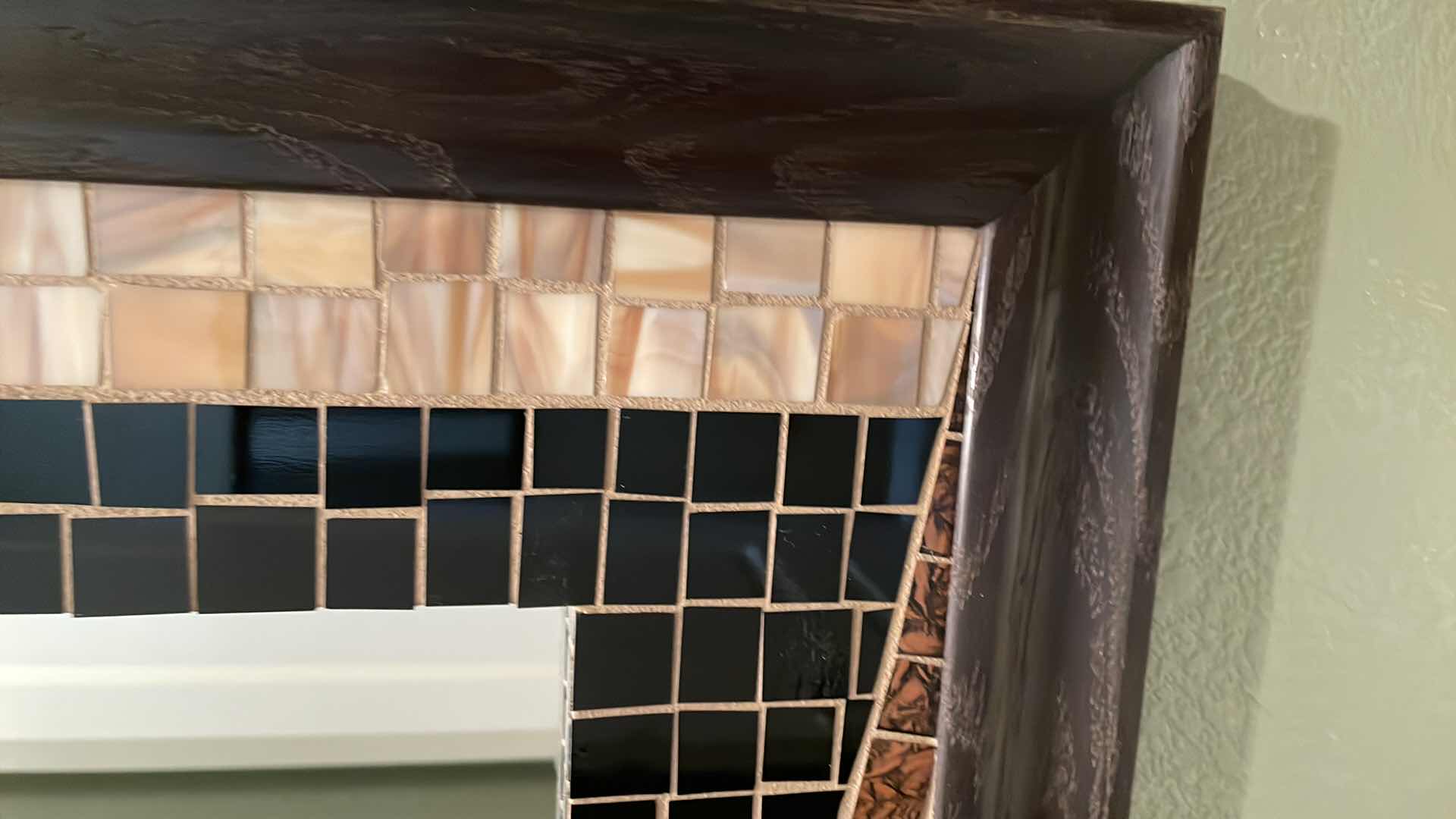 Photo 1 of FRAMED MOSIAC TILE MIRROR 26” x 26”