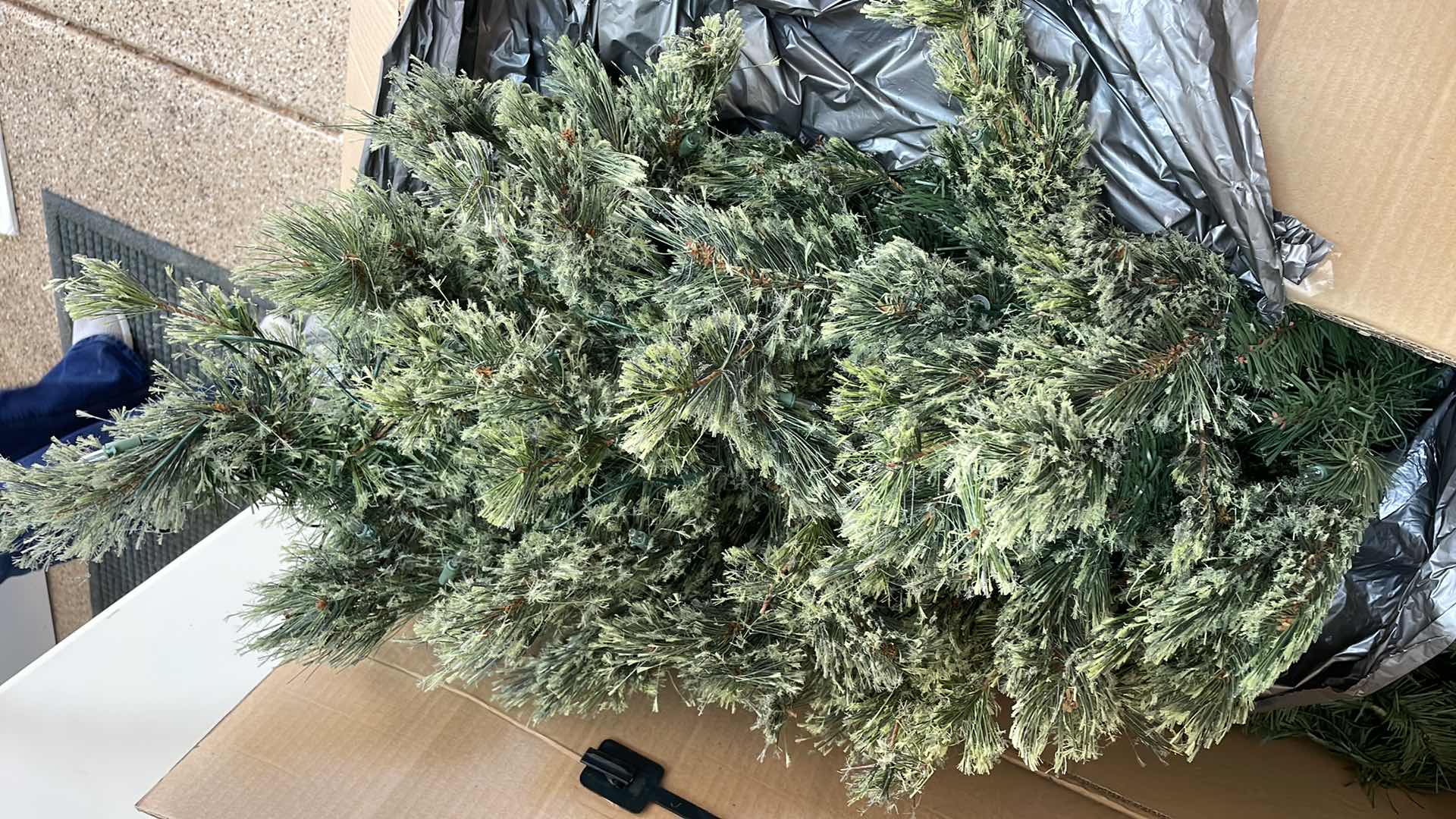 Photo 1 of CELEBRATE IT JASPER PRELIT CHRISTMAS TREE 7.5FT