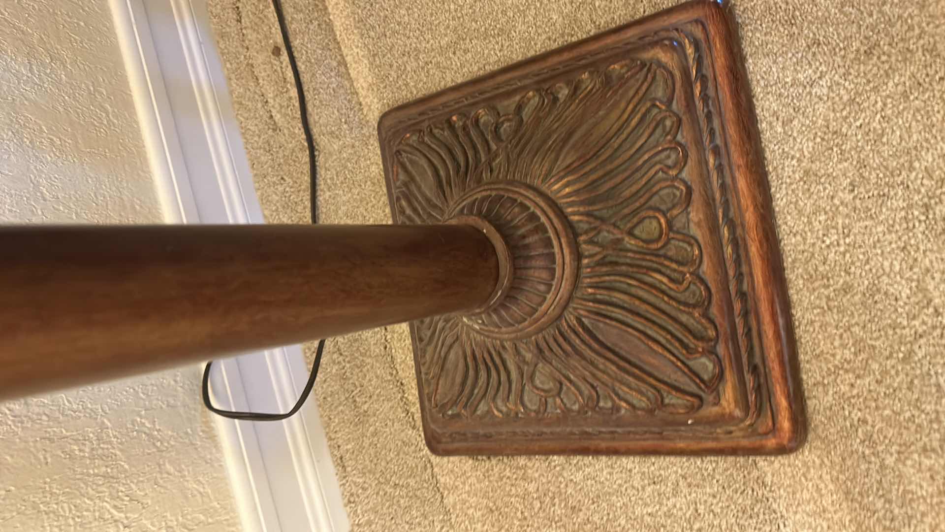 Photo 1 of 6' TORCHIERE FLOOR LAMP 