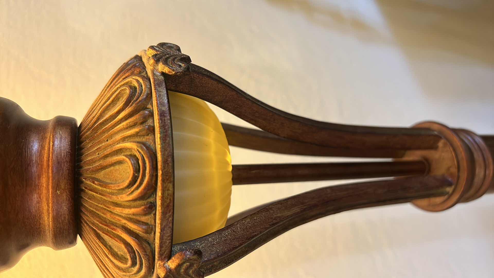 Photo 1 of 6' TORCHIERE FLOOR LAMP 