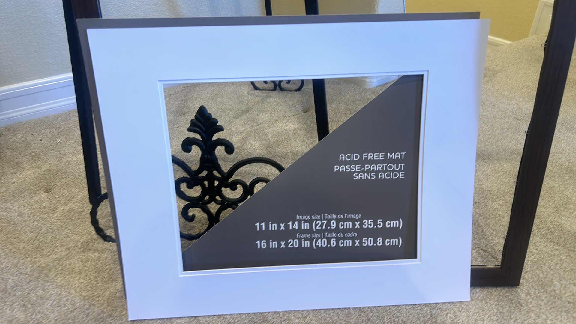 Photo 1 of 3-PHOTO FRAMES / ART FRAMES.11 X 14 ACID-FREE MAP