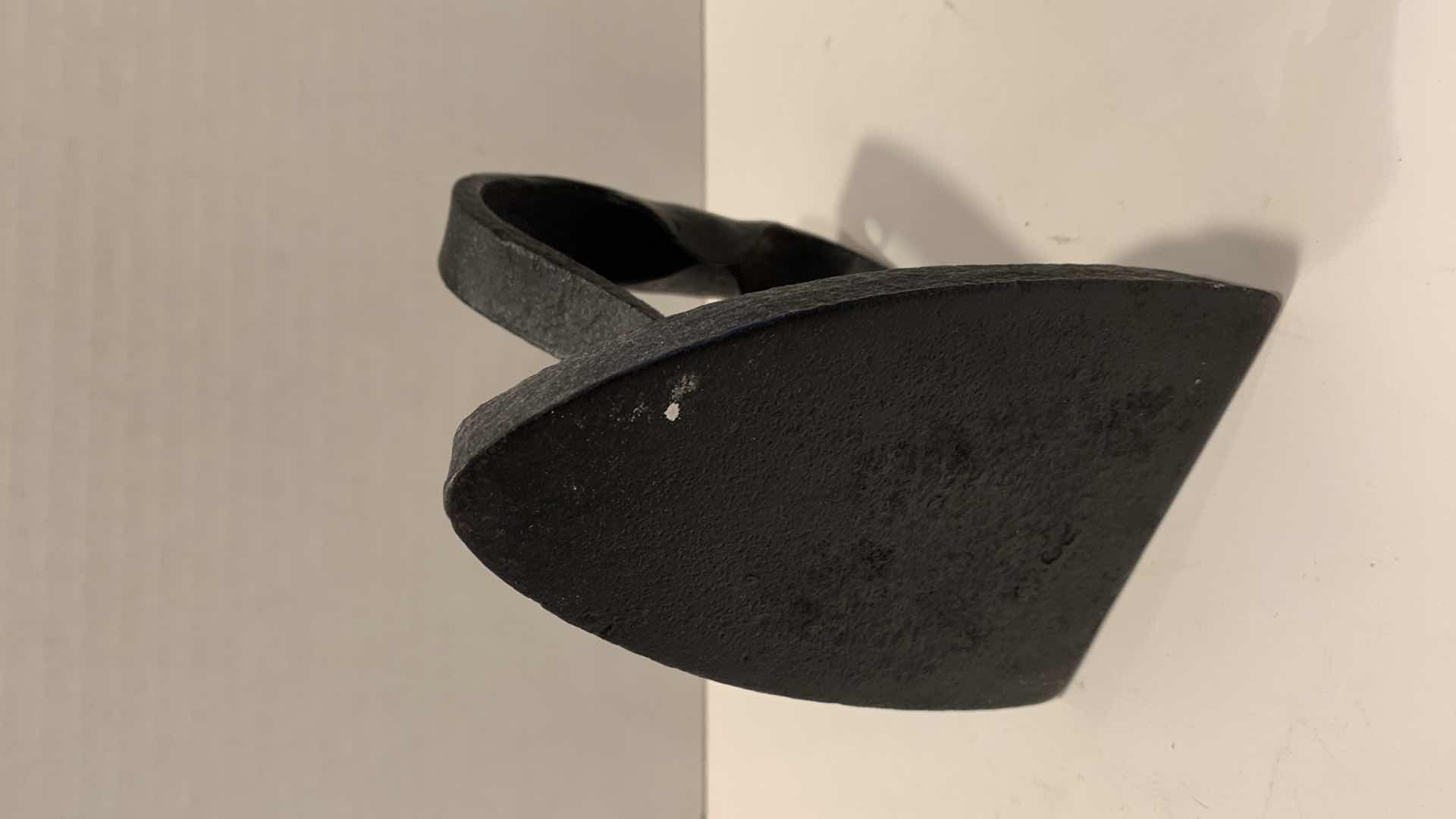 Photo 1 of 2-CAST IRON IRONS 5.5 INCHES TALL