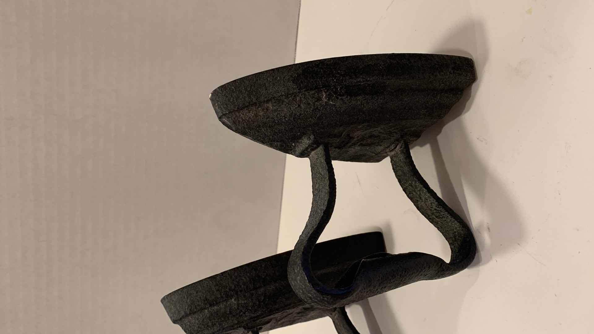 Photo 1 of 2-CAST IRON IRONS 5.5 INCHES TALL