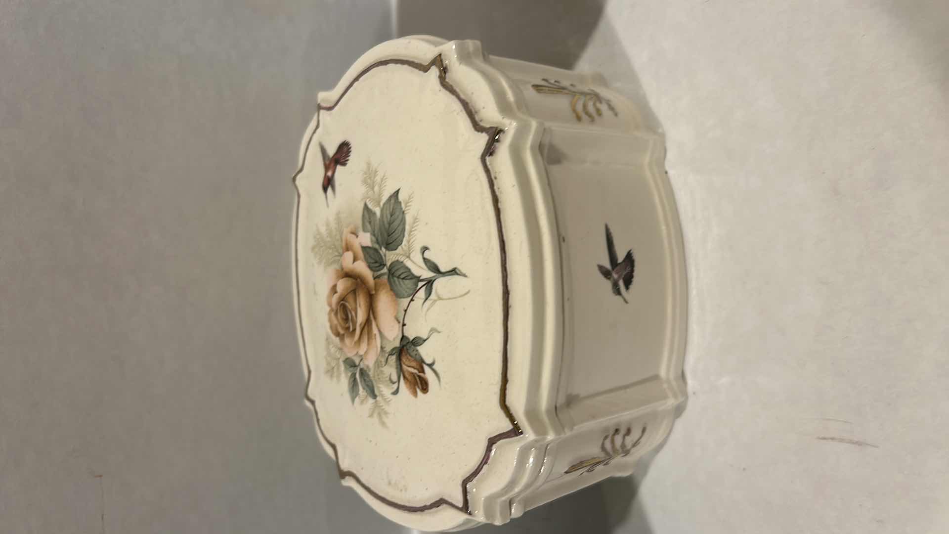 Photo 1 of 3 PORCELAIN TRINKET BOXES