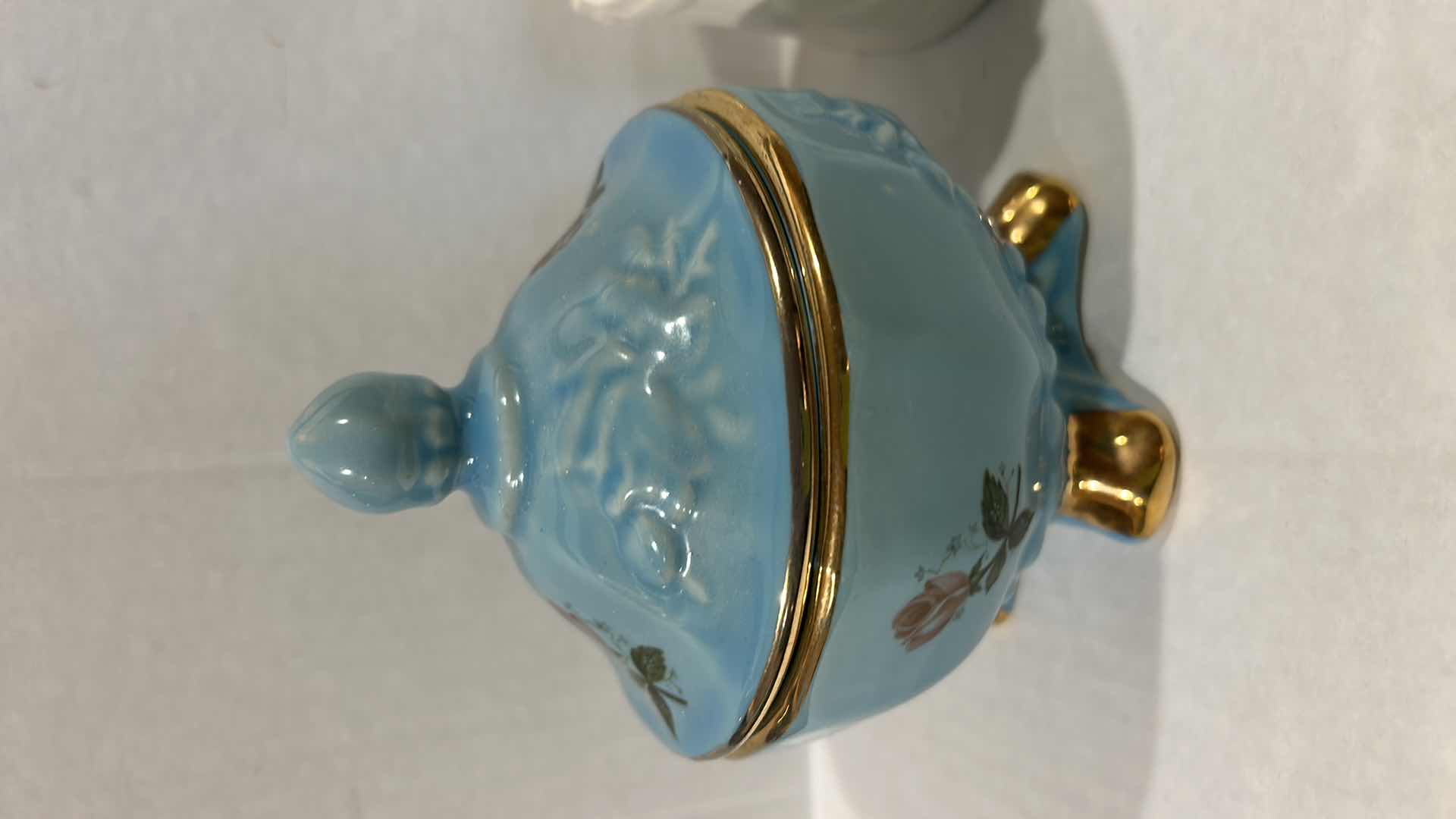 Photo 1 of 3 PORCELAIN TRINKET BOXES