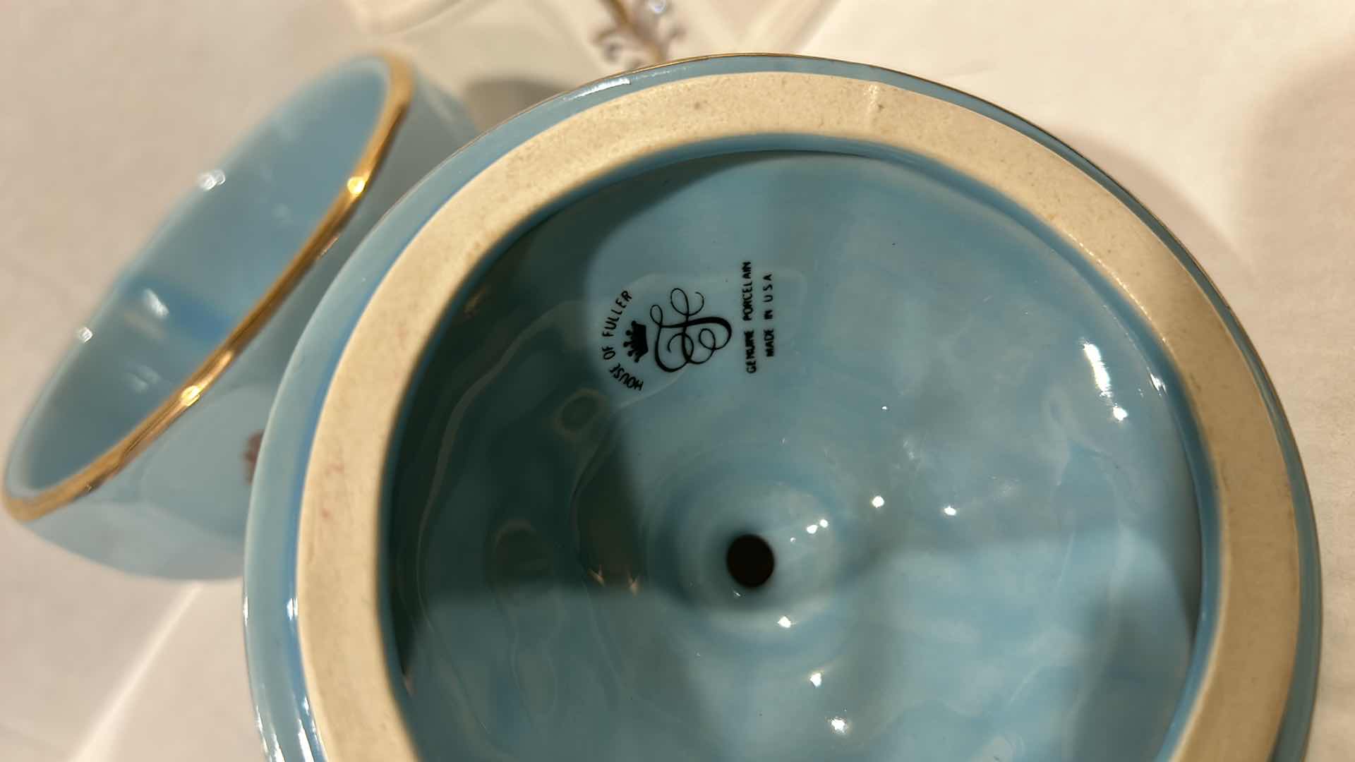 Photo 1 of 3 PORCELAIN TRINKET BOXES