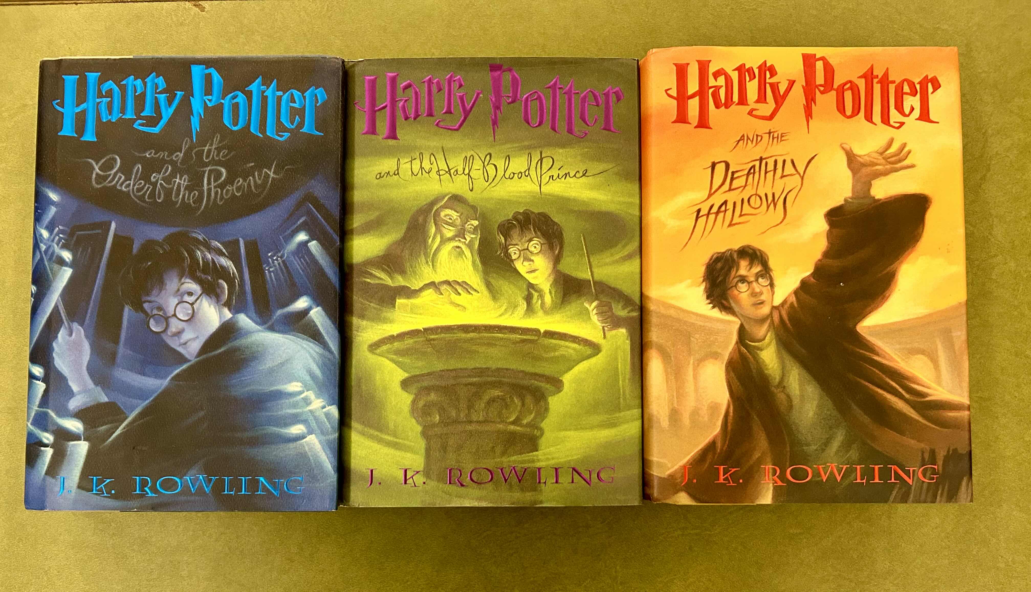 Photo 1 of 3- HARD BOUND HARRY POTTER BOOKS