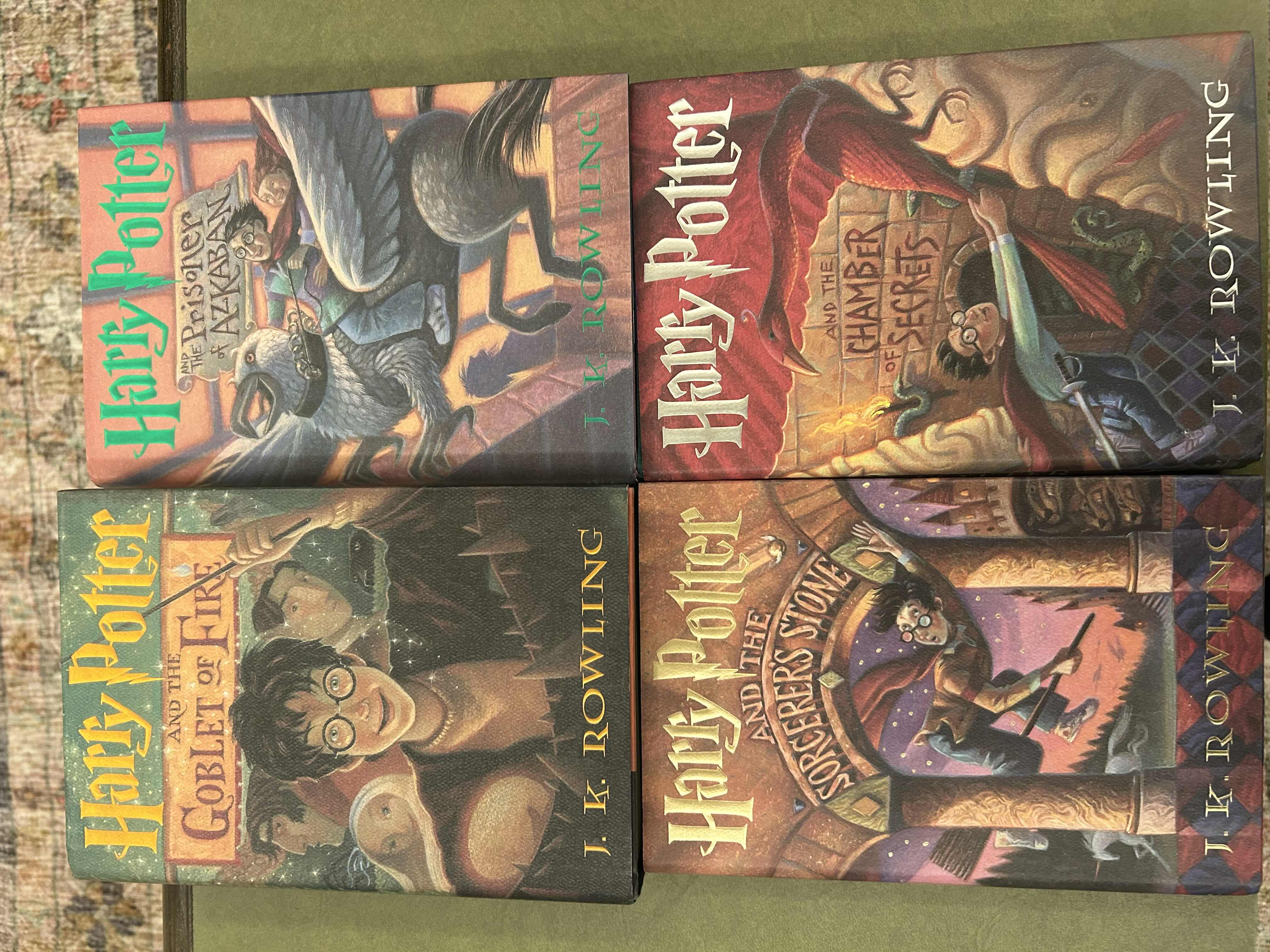 Photo 1 of 4- HARDBOUND HARRY POTTER BOOKS