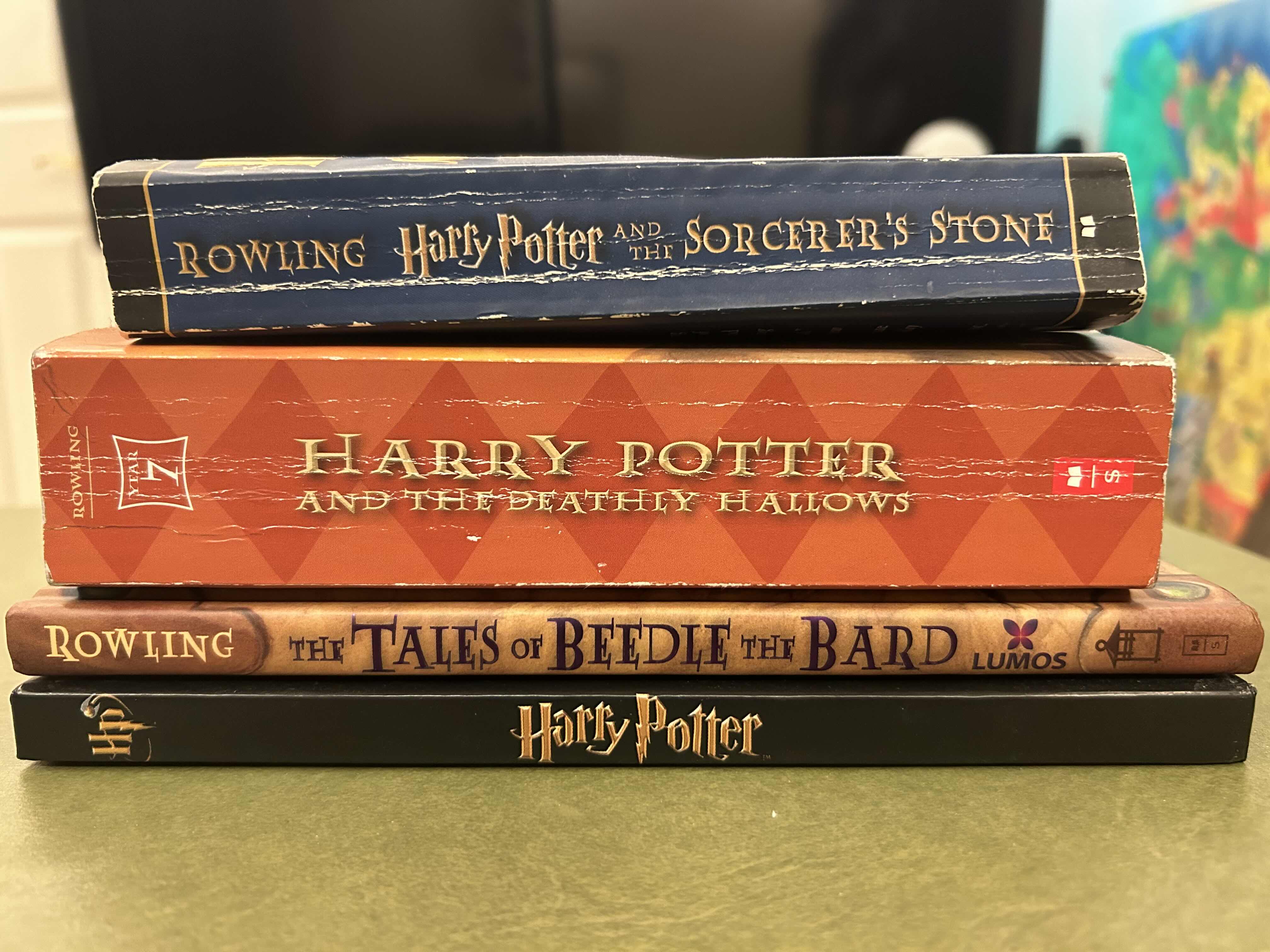 Photo 1 of 4 - HARRY POTTER BOOKS 2 SOFT BOUND, 2 HARD BOUND