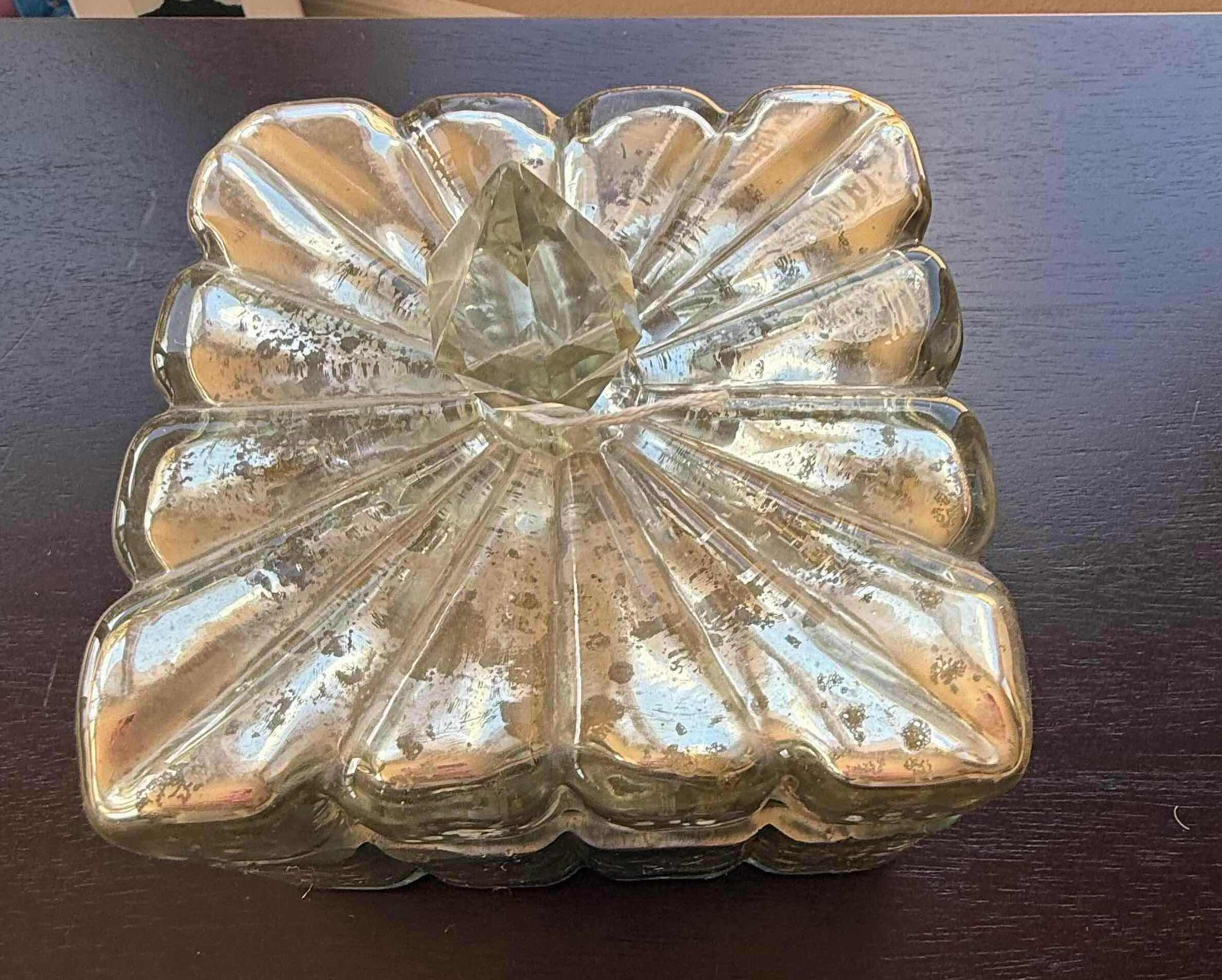 Photo 1 of GLASS CANDY DISH W LID