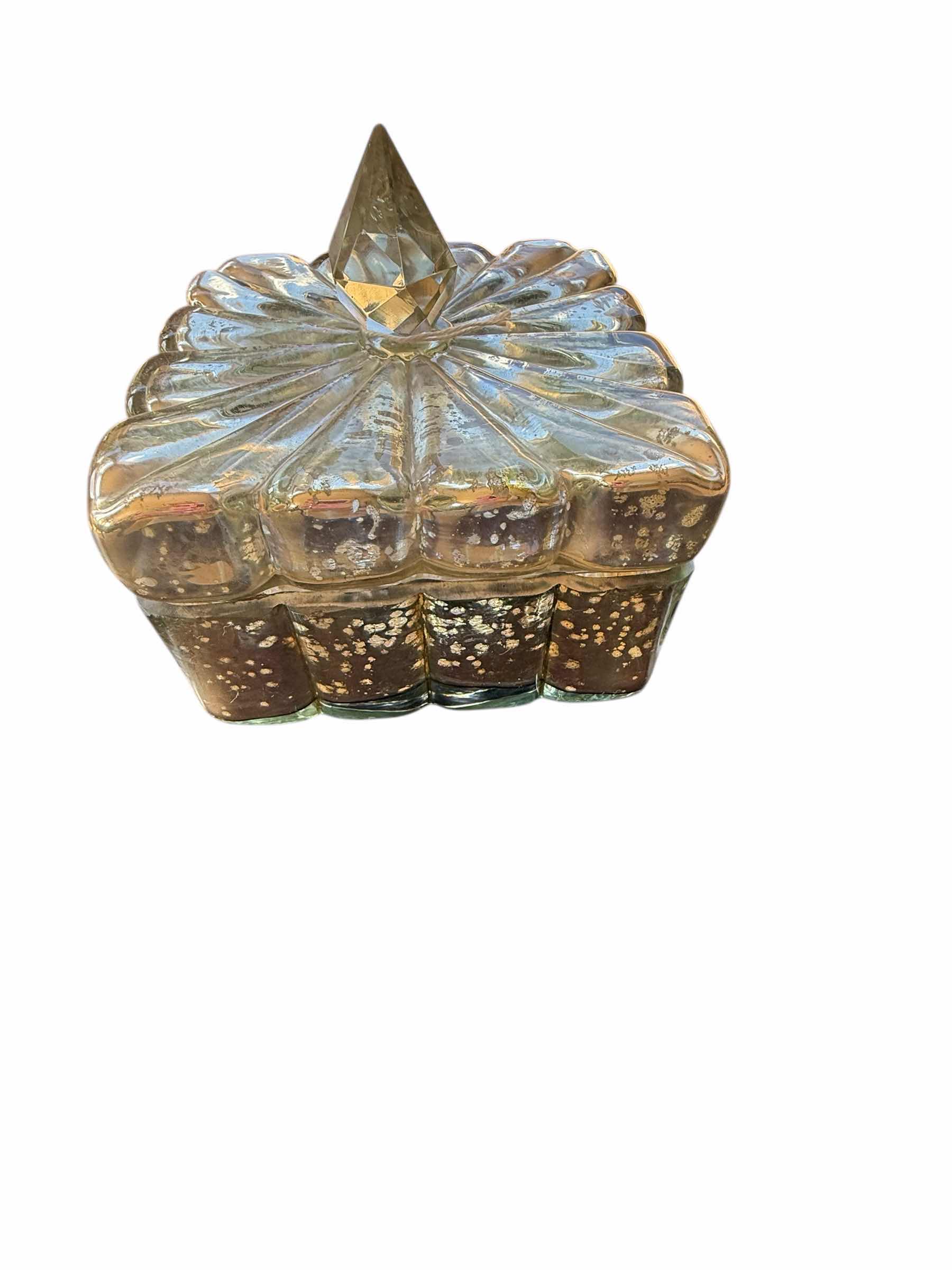 Photo 1 of GLASS CANDY DISH W LID
