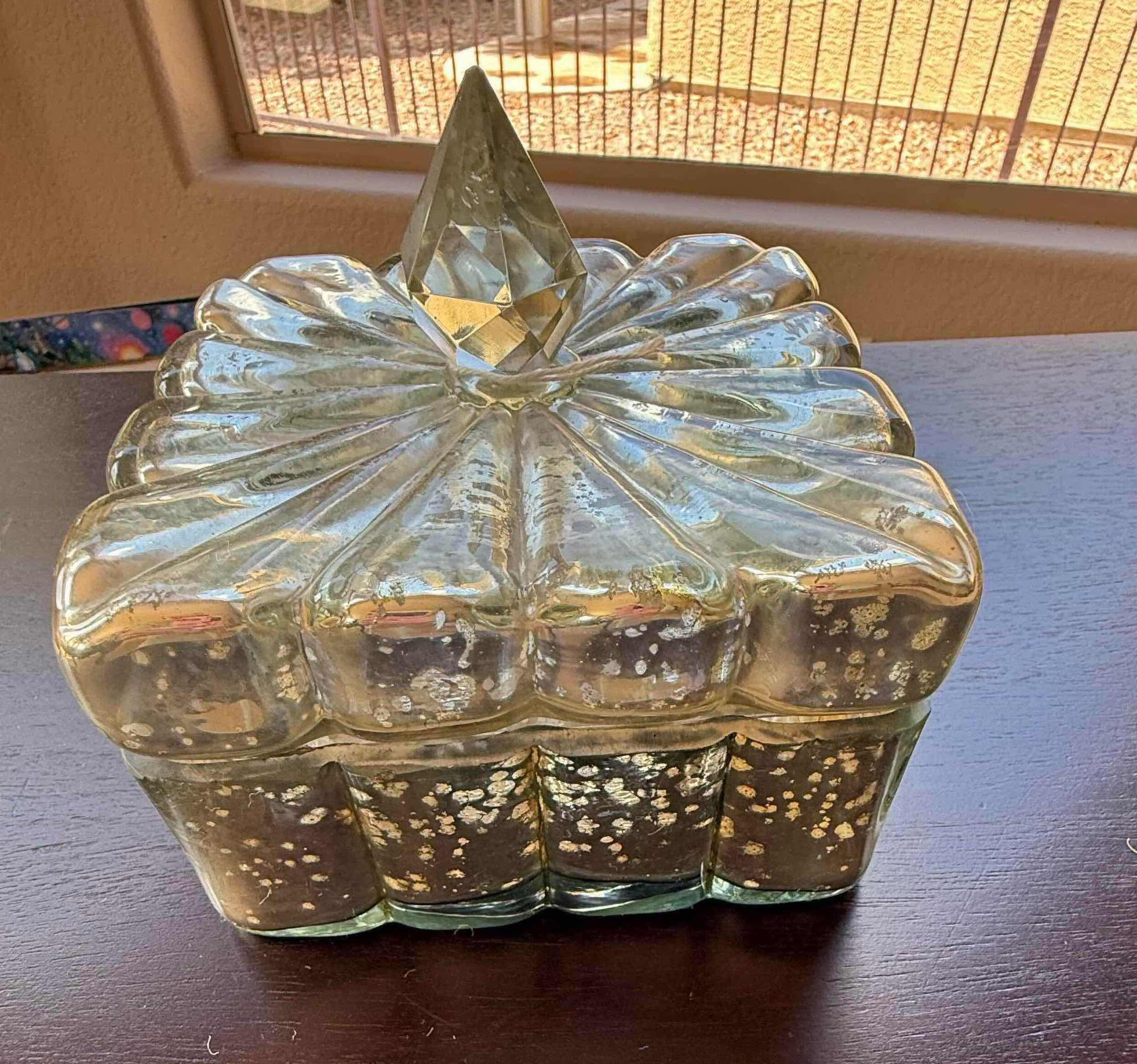 Photo 1 of GLASS CANDY DISH W LID