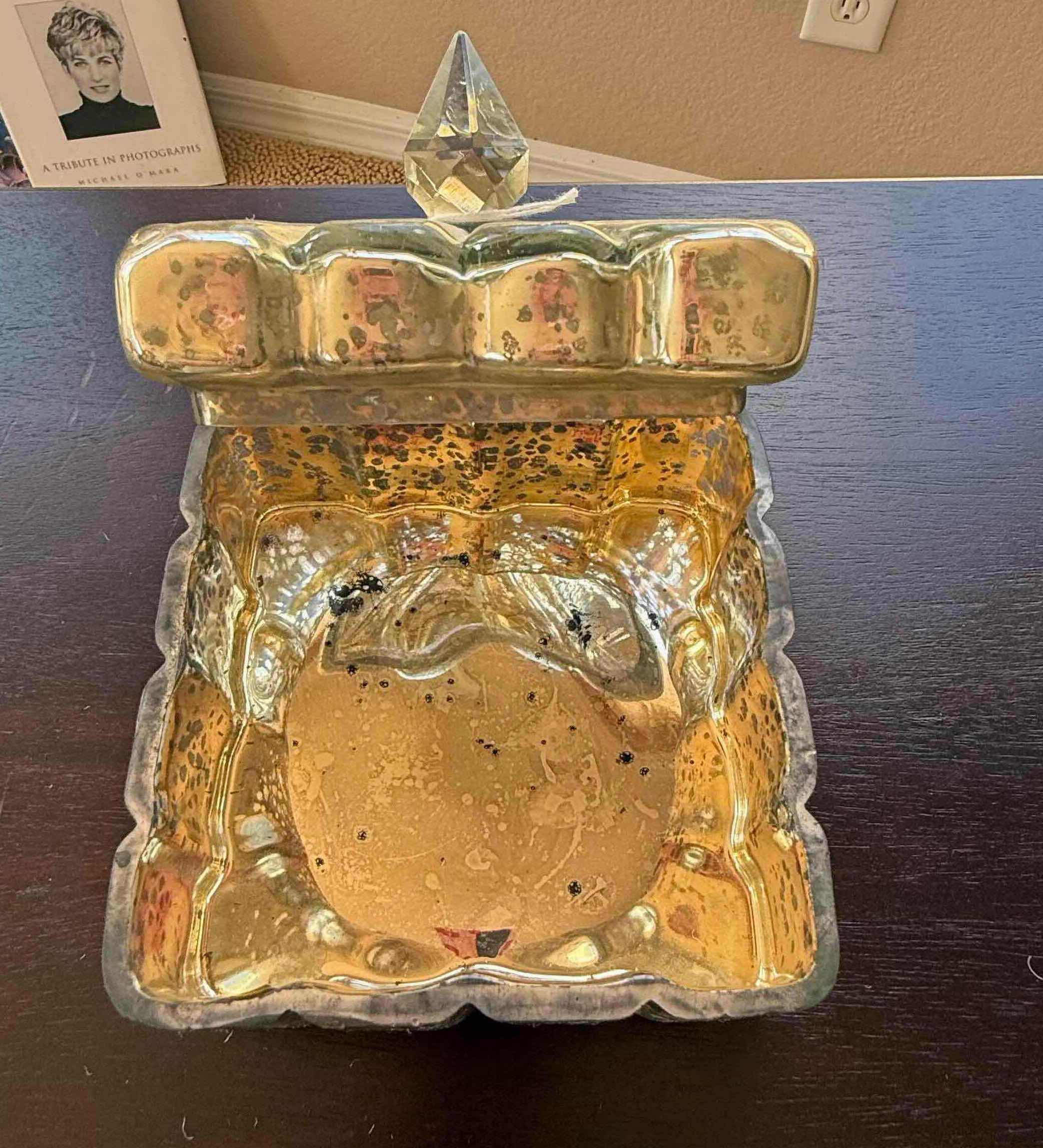 Photo 1 of GLASS CANDY DISH W LID