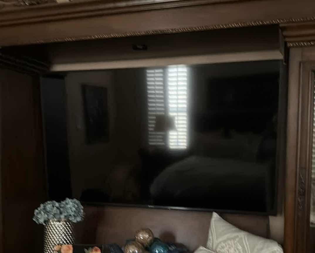 Photo 1 of 65” SONY FLAT SCREEN W WALL MOUNT & REMOTE CONTROL