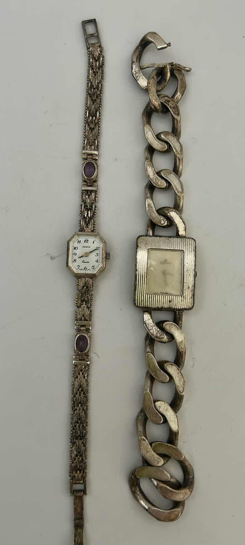 Photo 1 of FINE JEWELRY- 2 .925 STERLING SILVER LADIES WATCHES