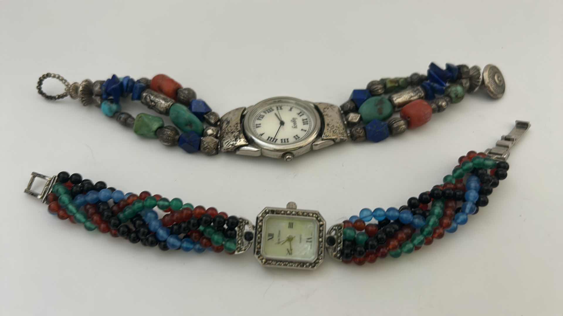 Photo 1 of 2 UNIQUE WATCH BANDS AND WATCHES - TURQUOISE STONES AND BEADING