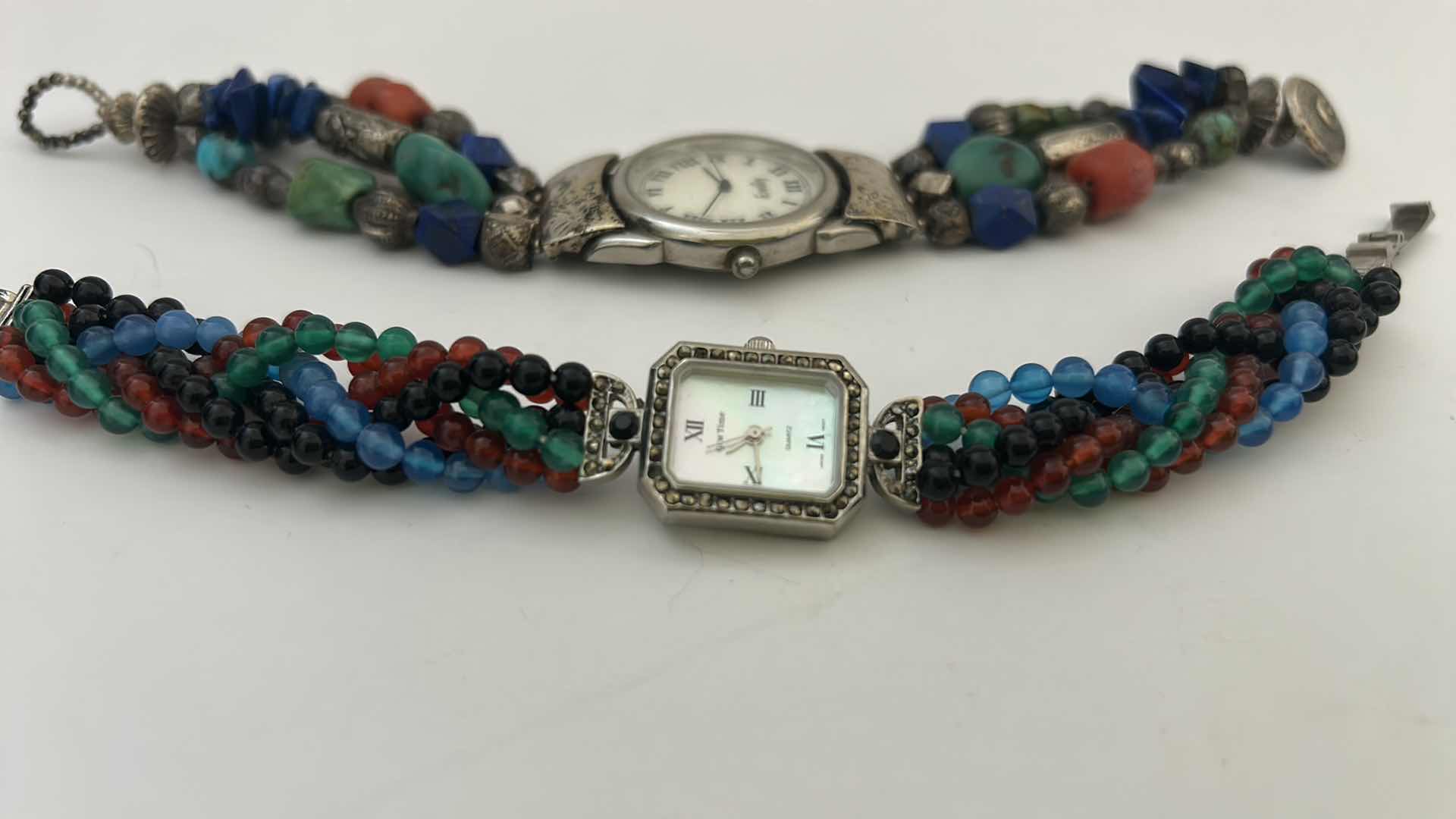 Photo 1 of 2 UNIQUE WATCH BANDS AND WATCHES - TURQUOISE STONES AND BEADING