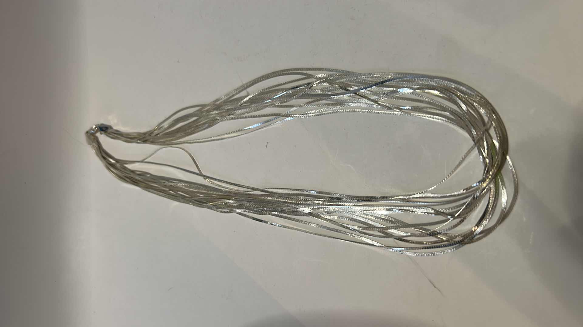 Photo 1 of FINE JEWELRY - .925 STERLING SILVER ITALY NECKLACE