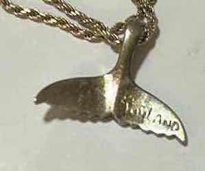 Photo 1 of FINE JEWELRY - .925 STERLING SILVER ITALY NECKLACE & HAND SIGNED WHALES TAIL WYLAND