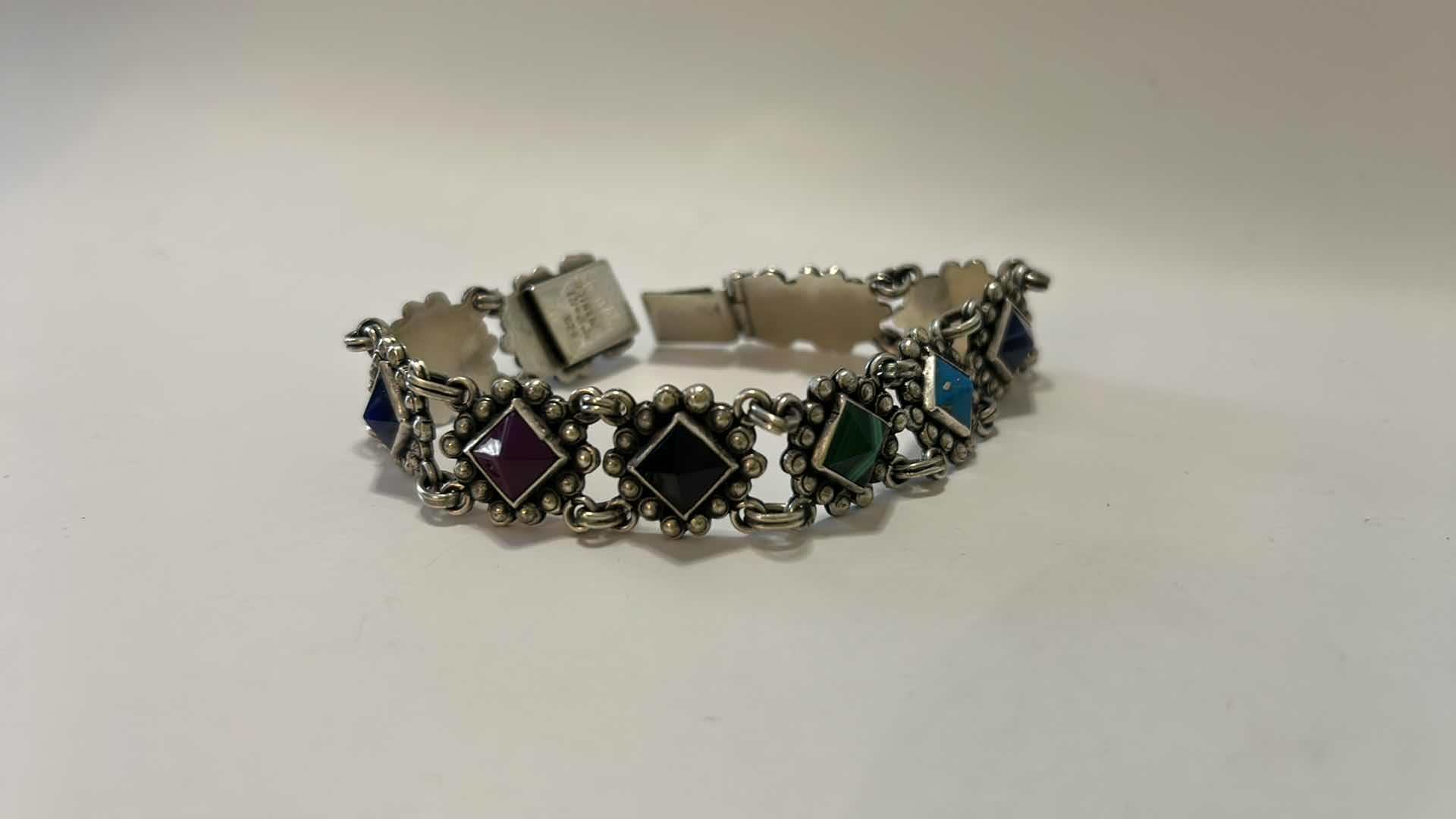 Photo 1 of FINE JEWELRY- .925 STERLING SILVER WITH STONES BRACELET