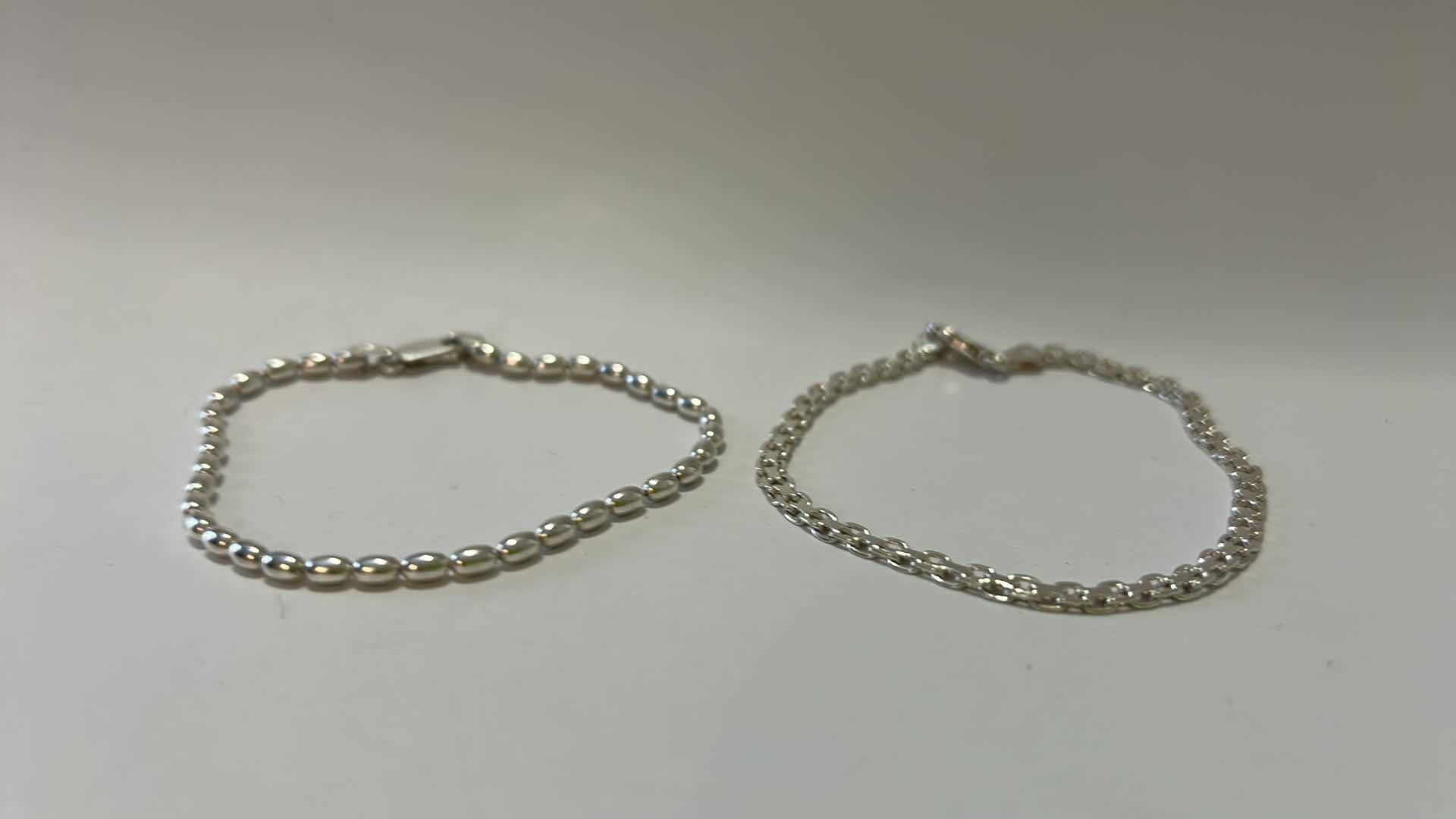 Photo 1 of FINE JEWELRY- 2- .925 STERLING SILVER BRACELETS