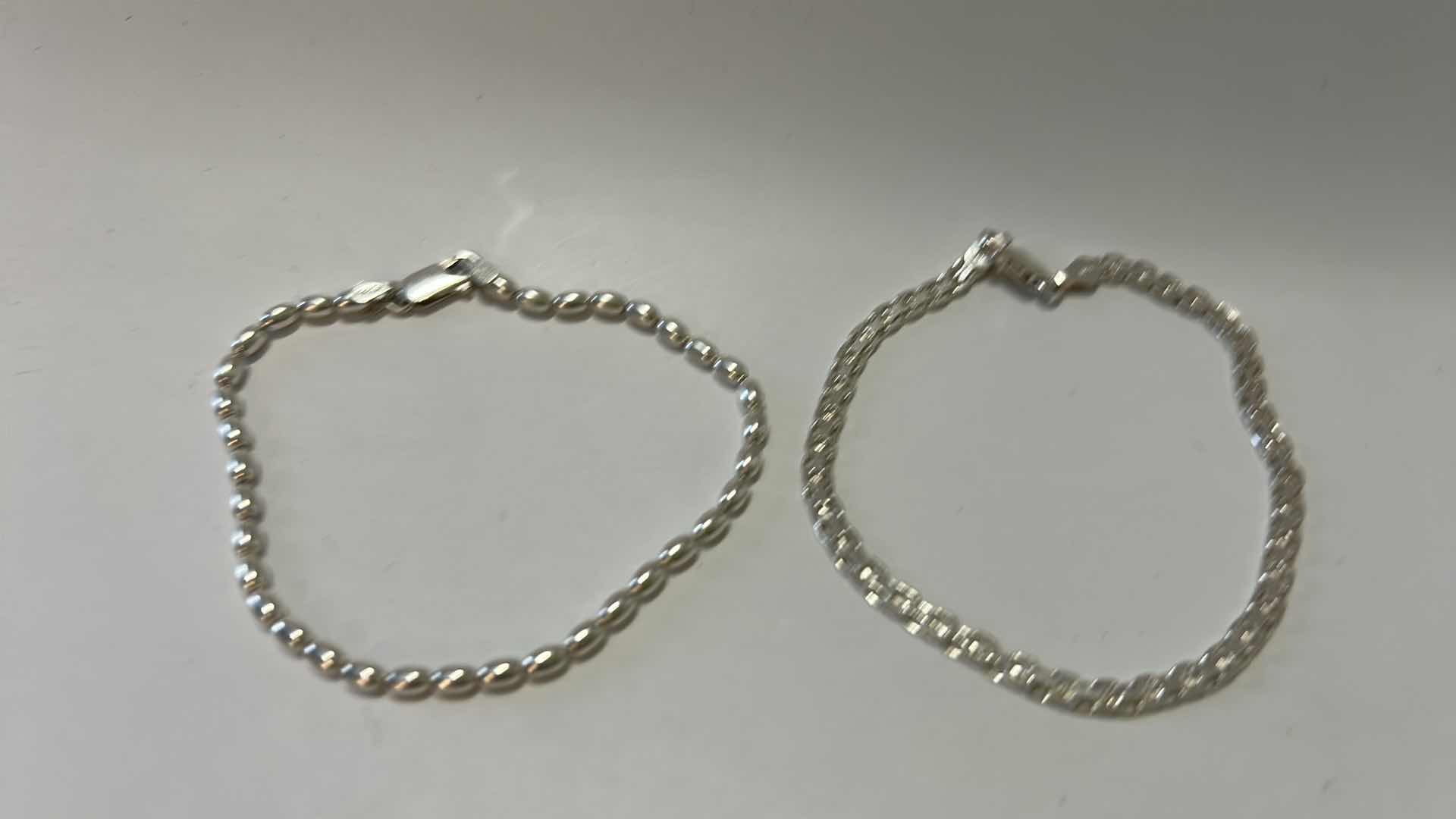 Photo 1 of FINE JEWELRY- 2- .925 STERLING SILVER BRACELETS