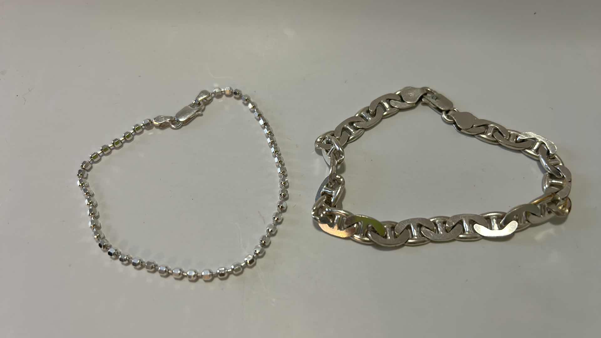 Photo 1 of FINE JEWELRY- 2- .925 STERLING SILVER BRACELETS