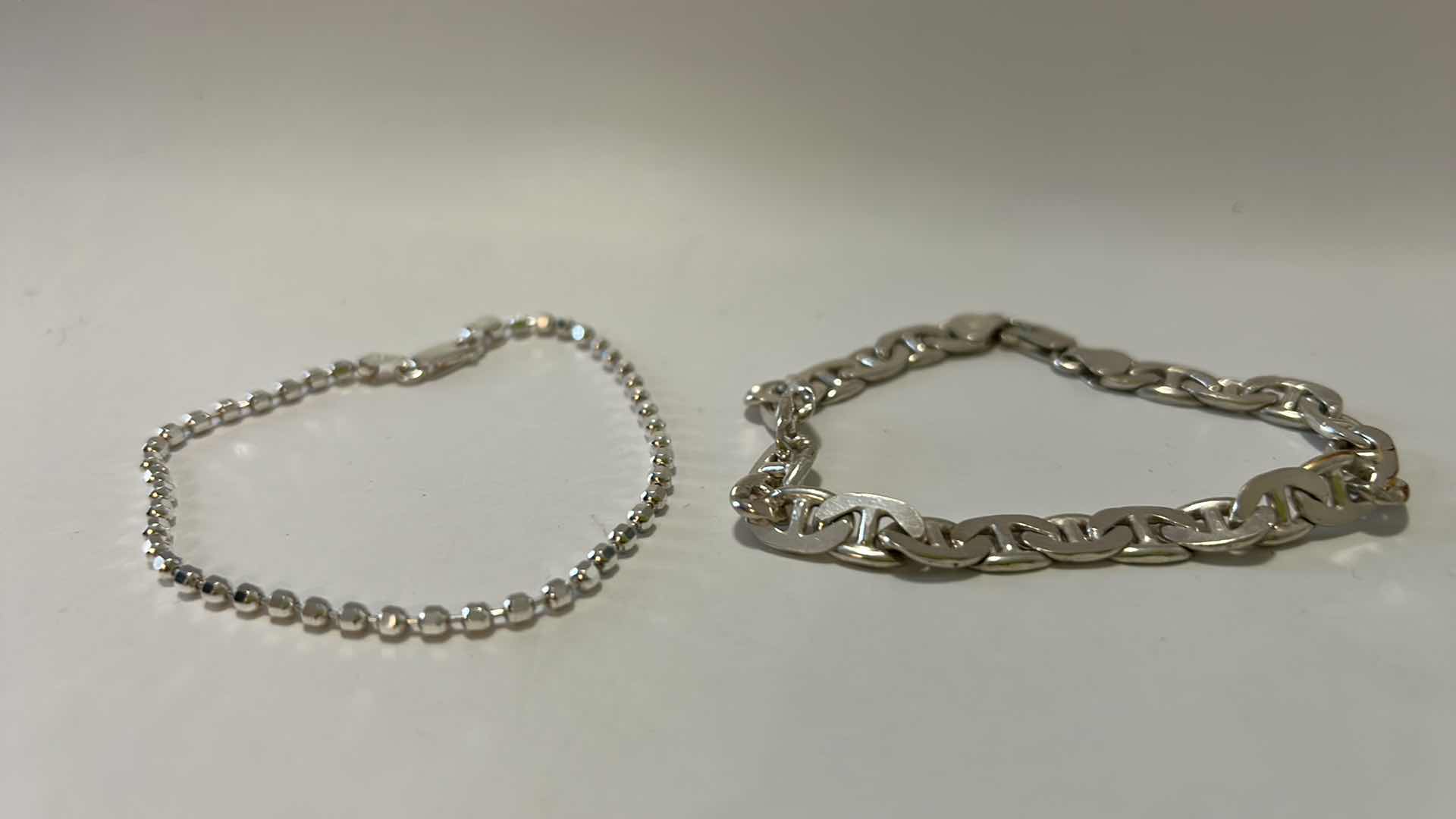 Photo 1 of FINE JEWELRY- 2- .925 STERLING SILVER BRACELETS