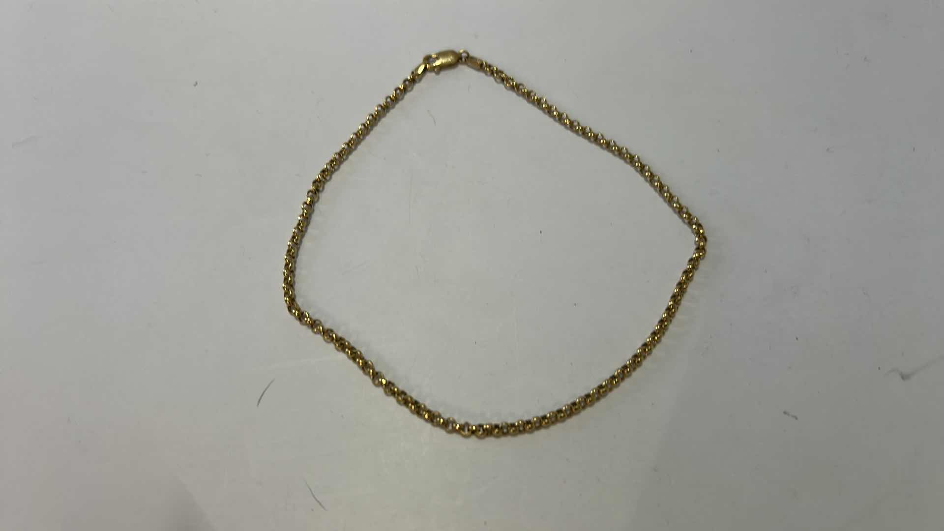 Photo 2 of FINE JEWELRY - 18K GOLD BRACELET/ANKLET