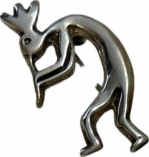 Photo 1 of FINE JEWELRY- .925 STERLING SILVER AMERICAN INDIAN PIN H1”