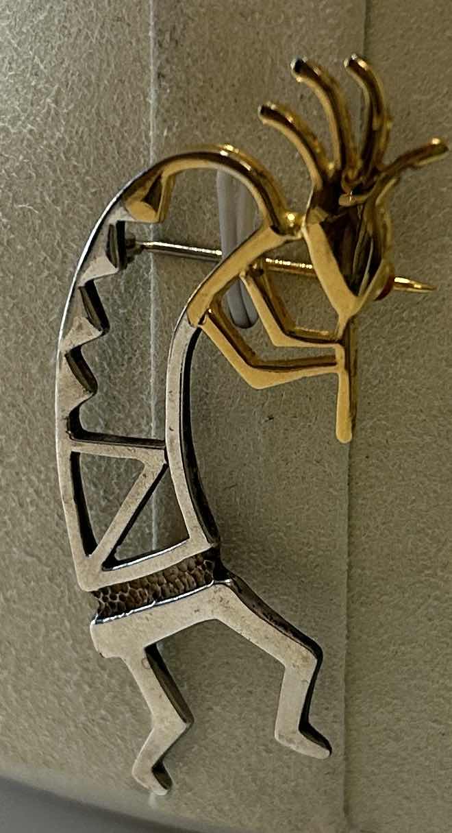 Photo 1 of FINE JEWELRY- .925 STERLING SILVER AMERICAN INDIAN PIN H2.5”