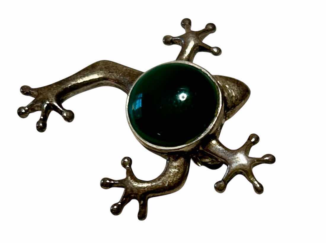 Photo 1 of FINE JEWELRY- .925 STERLING FROG PIN  H1”