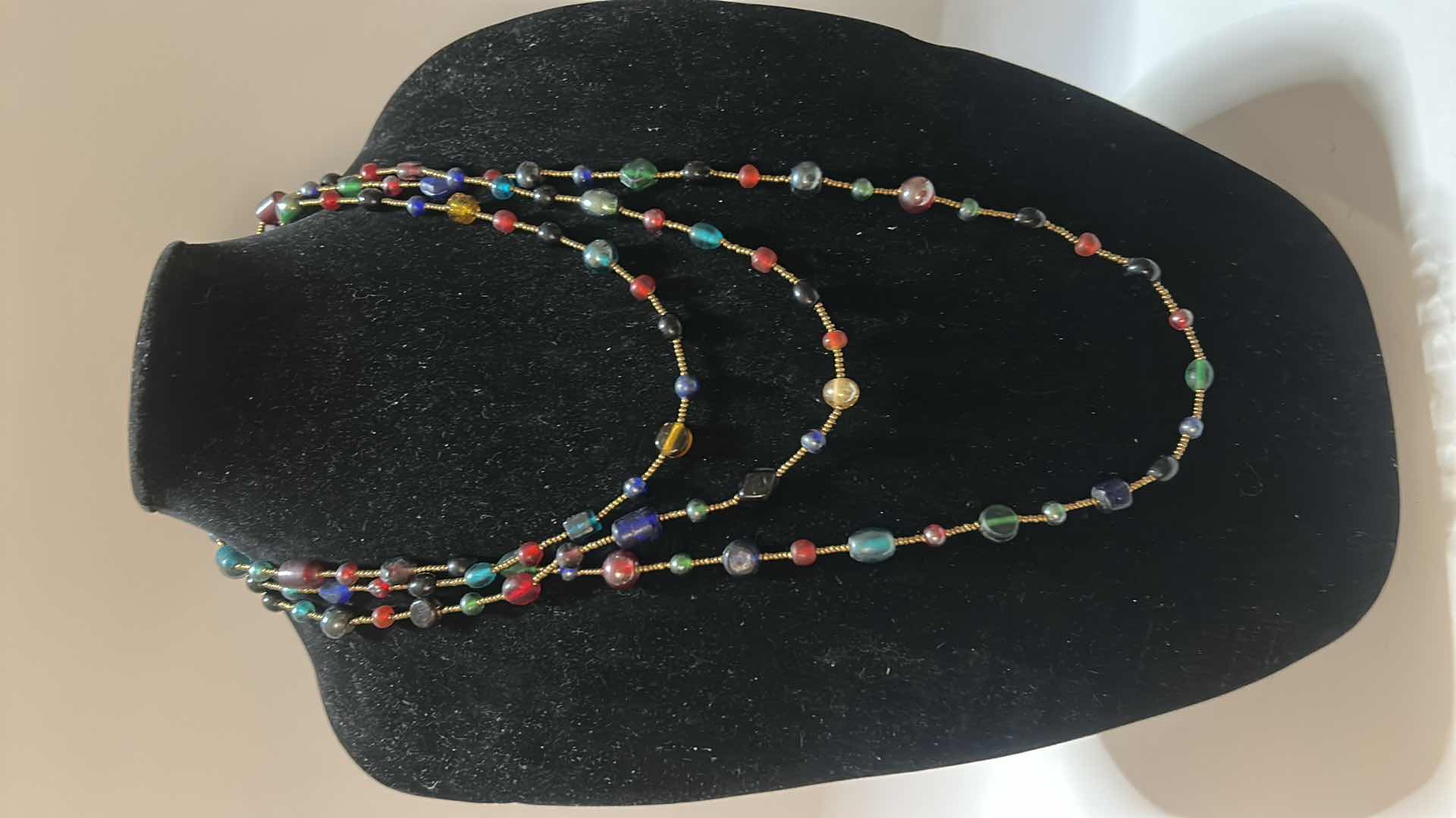 Photo 1 of JEWELRY 3 LONG BEADED NECKLACES