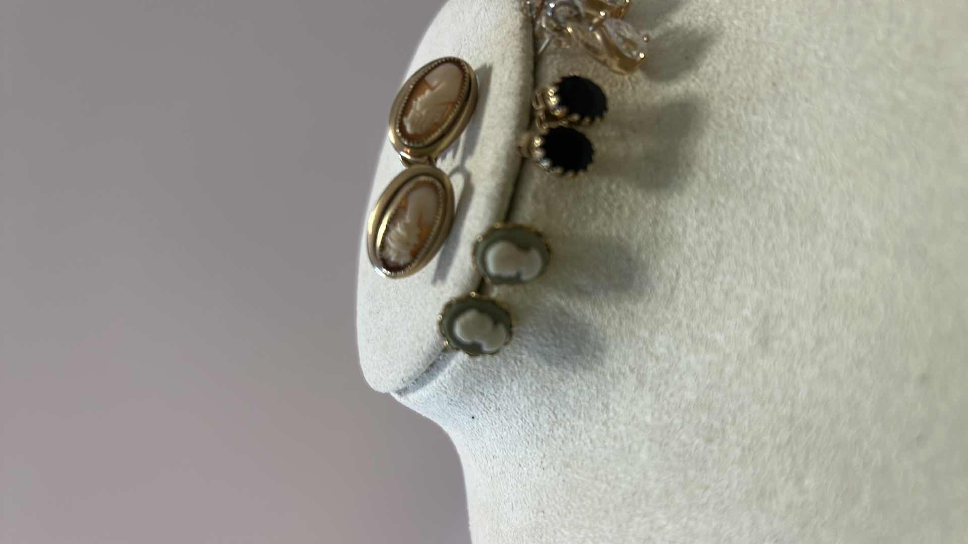 Photo 1 of 4 PAIRS TINY PIERCED EARRINGS (GOLD AND GOLD FILLED)