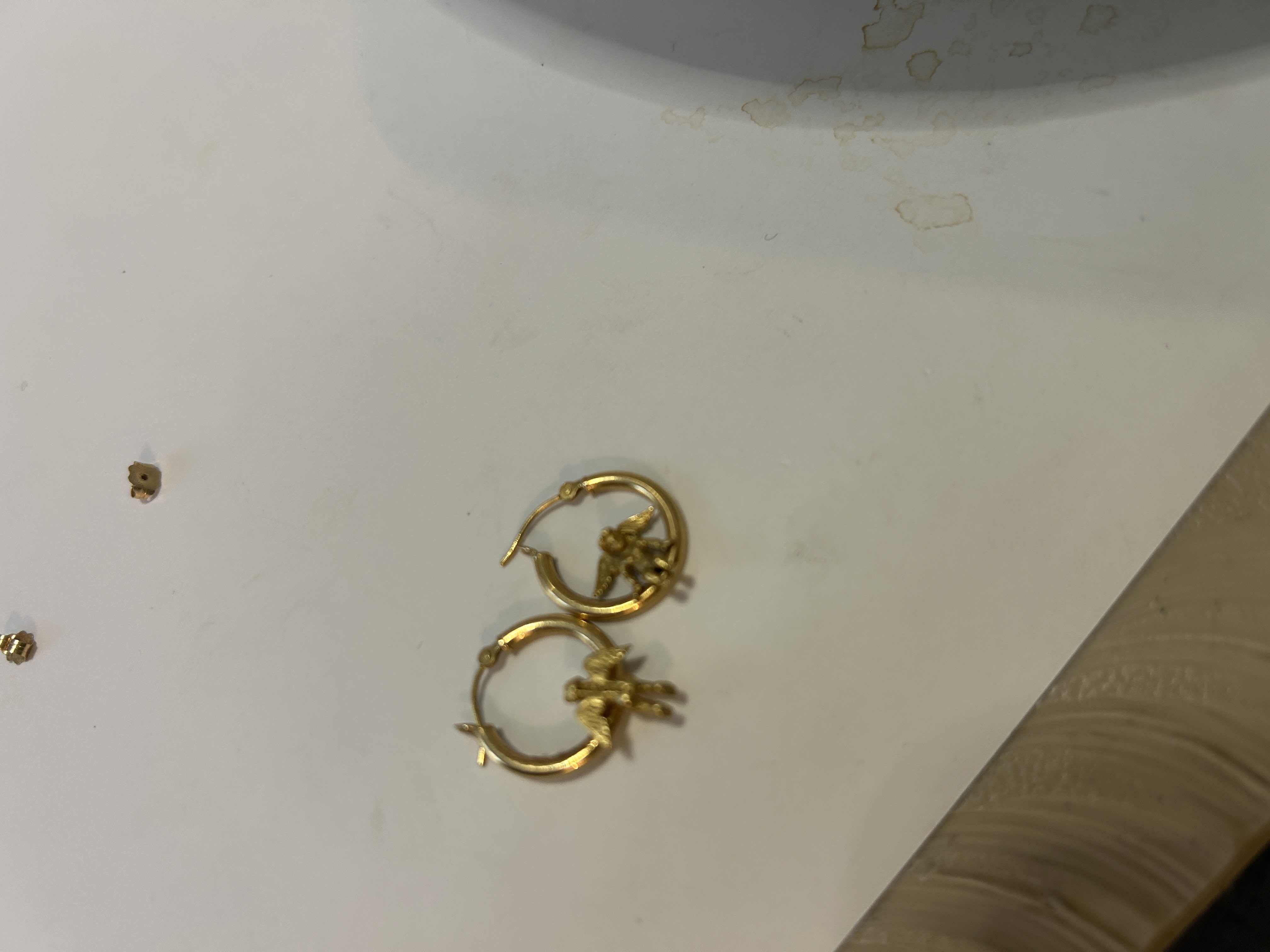 Photo 1 of 4 PAIRS TINY PIERCED EARRINGS (GOLD AND GOLD FILLED)