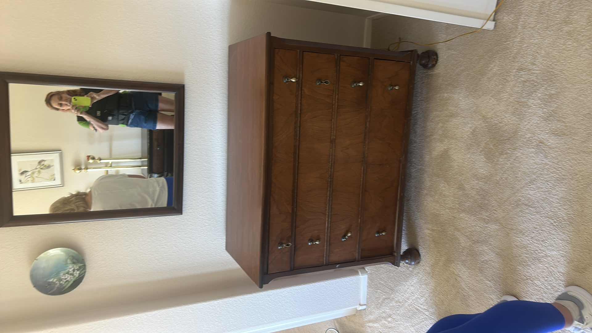 Photo 1 of VINTAGE WOOD SHOWERS FURNITURE 1668 TONGUE AND GROOVE DRESSER
40” x 19” x H34”