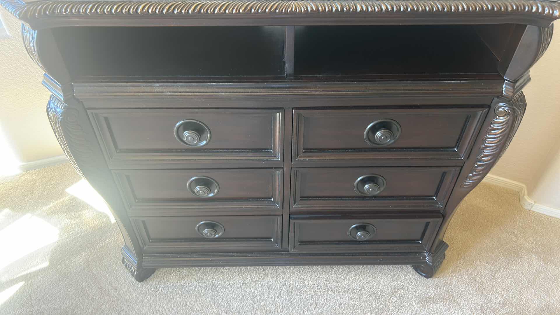 Photo 1 of TRADITIONAL STYLE SOLID WOOD MEDIA CABINET 47 1/2” x 19” H39”