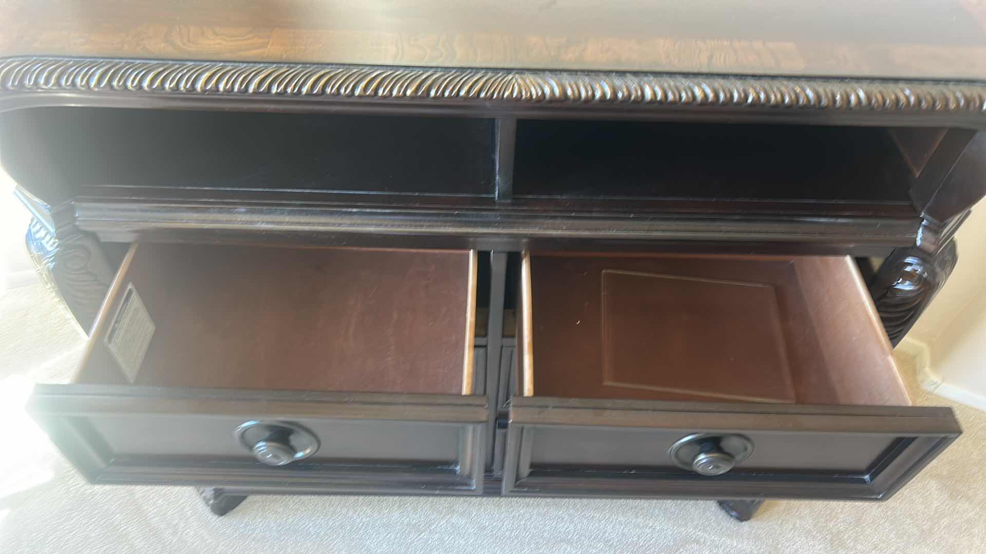 Photo 1 of TRADITIONAL STYLE SOLID WOOD MEDIA CABINET 47 1/2” x 19” H39”