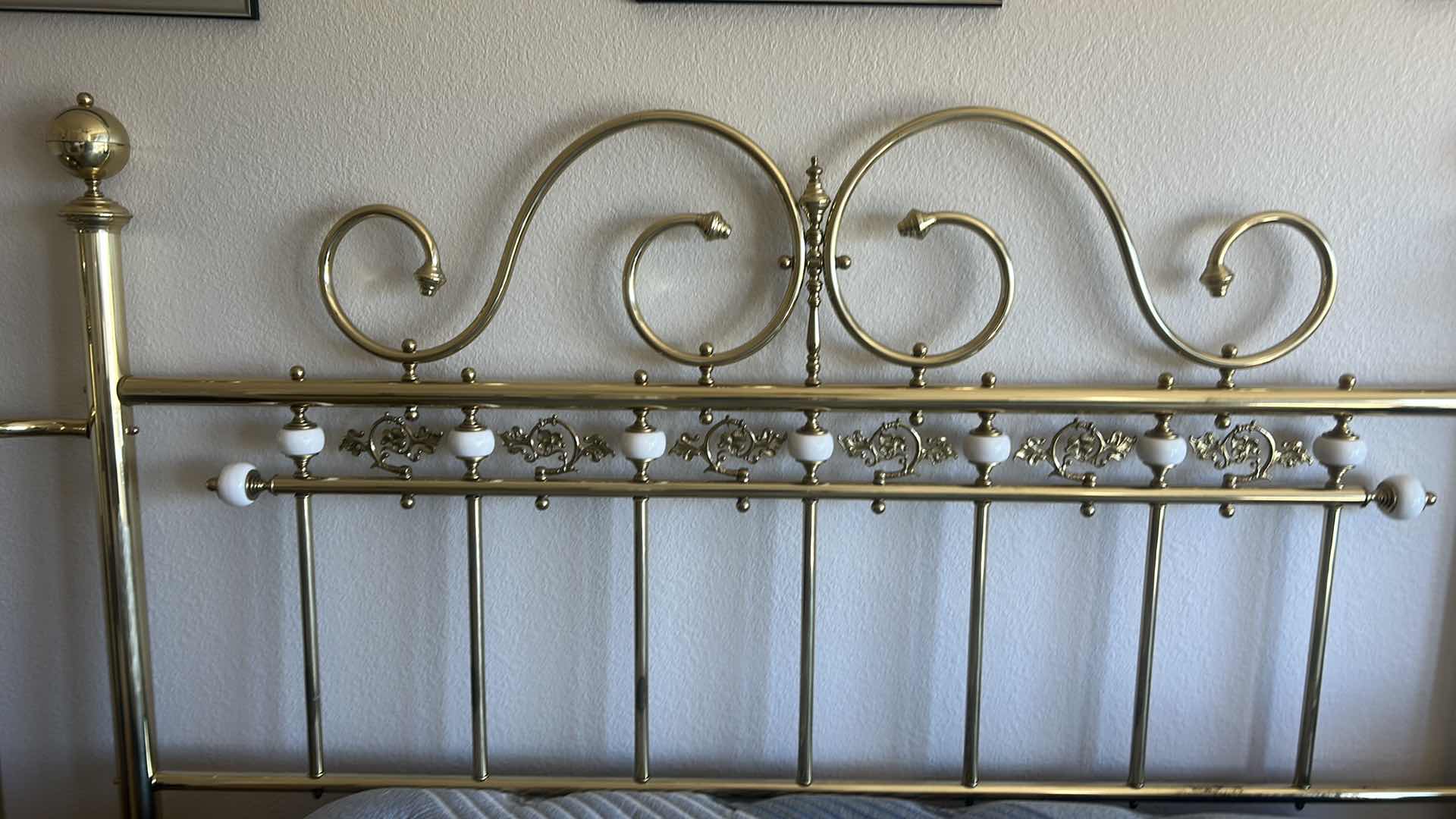 Photo 1 of VINTAGE BRASS HEADBOARD 87” X H59.5”