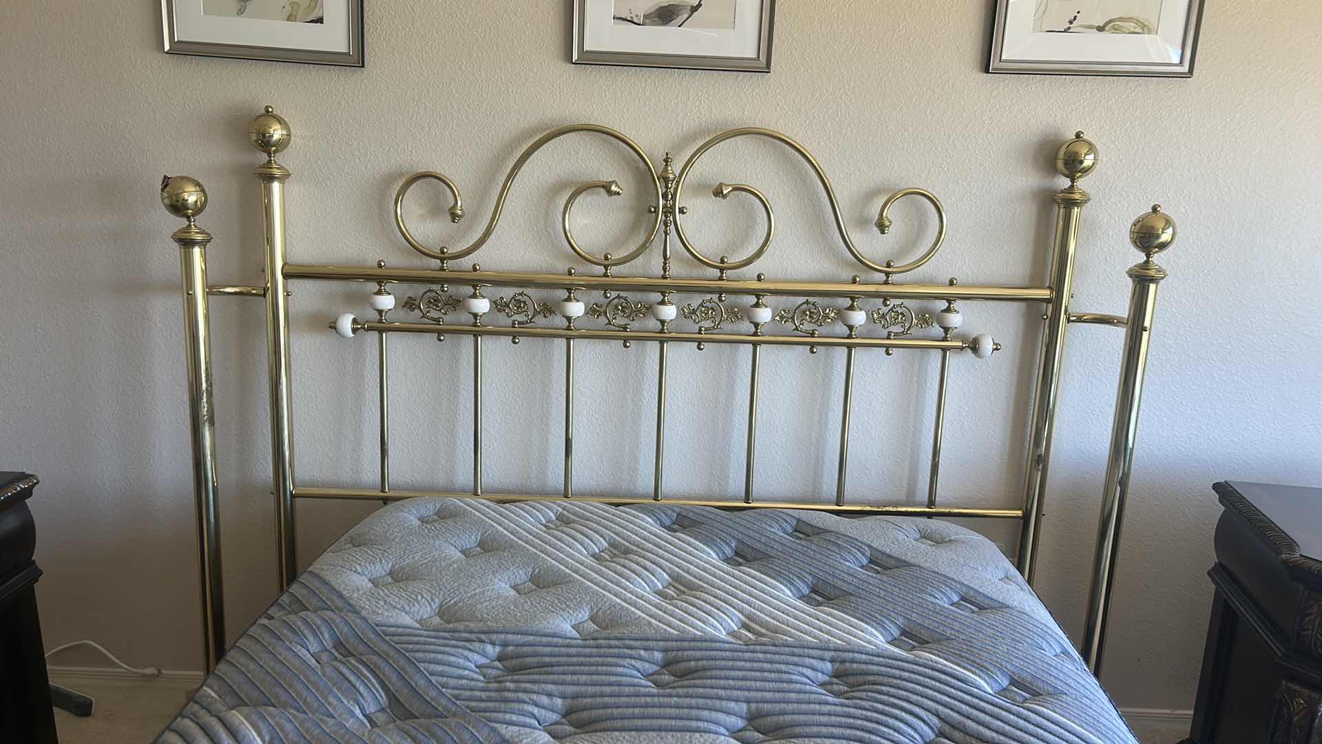 Photo 1 of VINTAGE BRASS HEADBOARD 87” X H59.5”