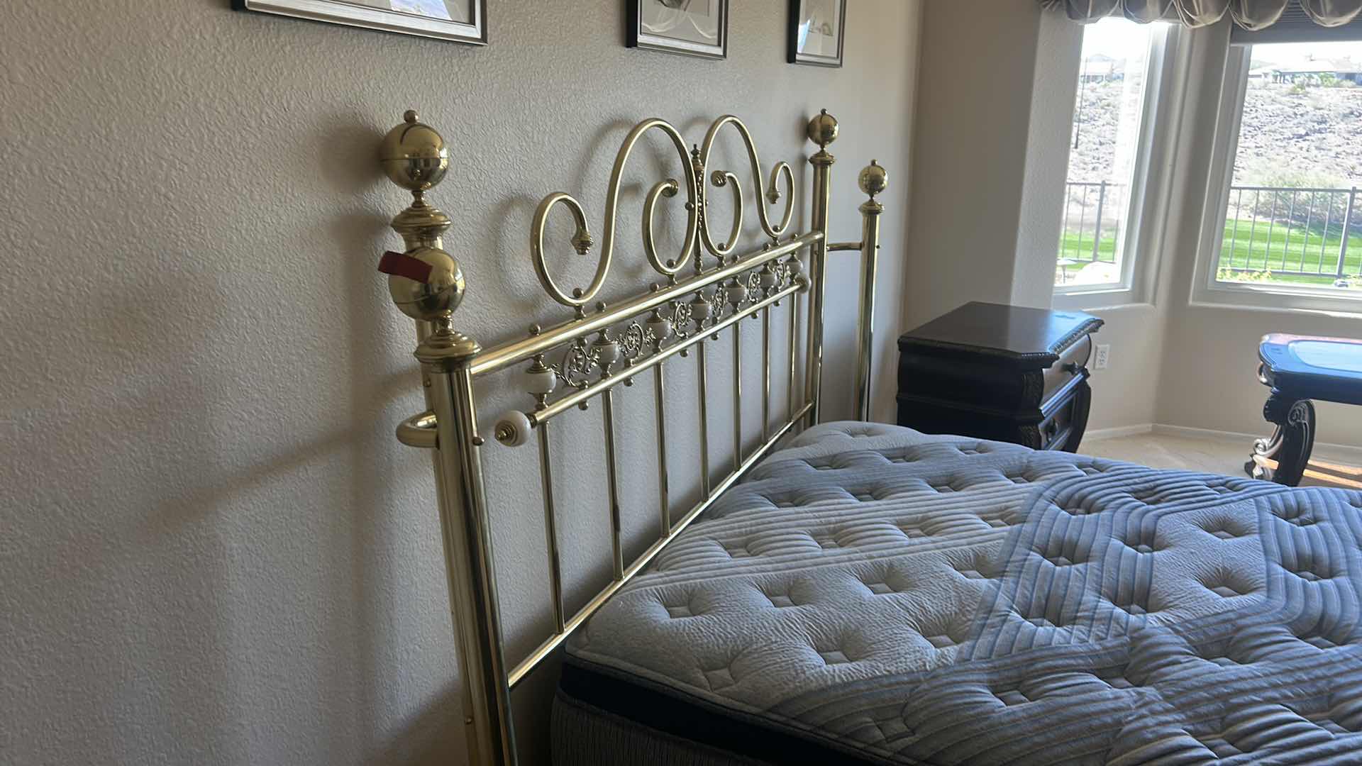 Photo 1 of VINTAGE BRASS HEADBOARD 87” X H59.5”