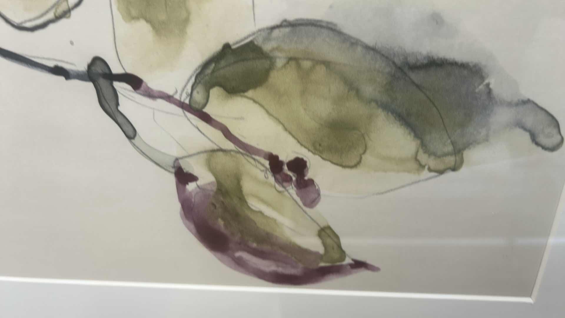 Photo 1 of SILVER FRAMED HAND CRAFTED WATERCOLOR ARTWORK 17 1/2“ x H21 1/2“