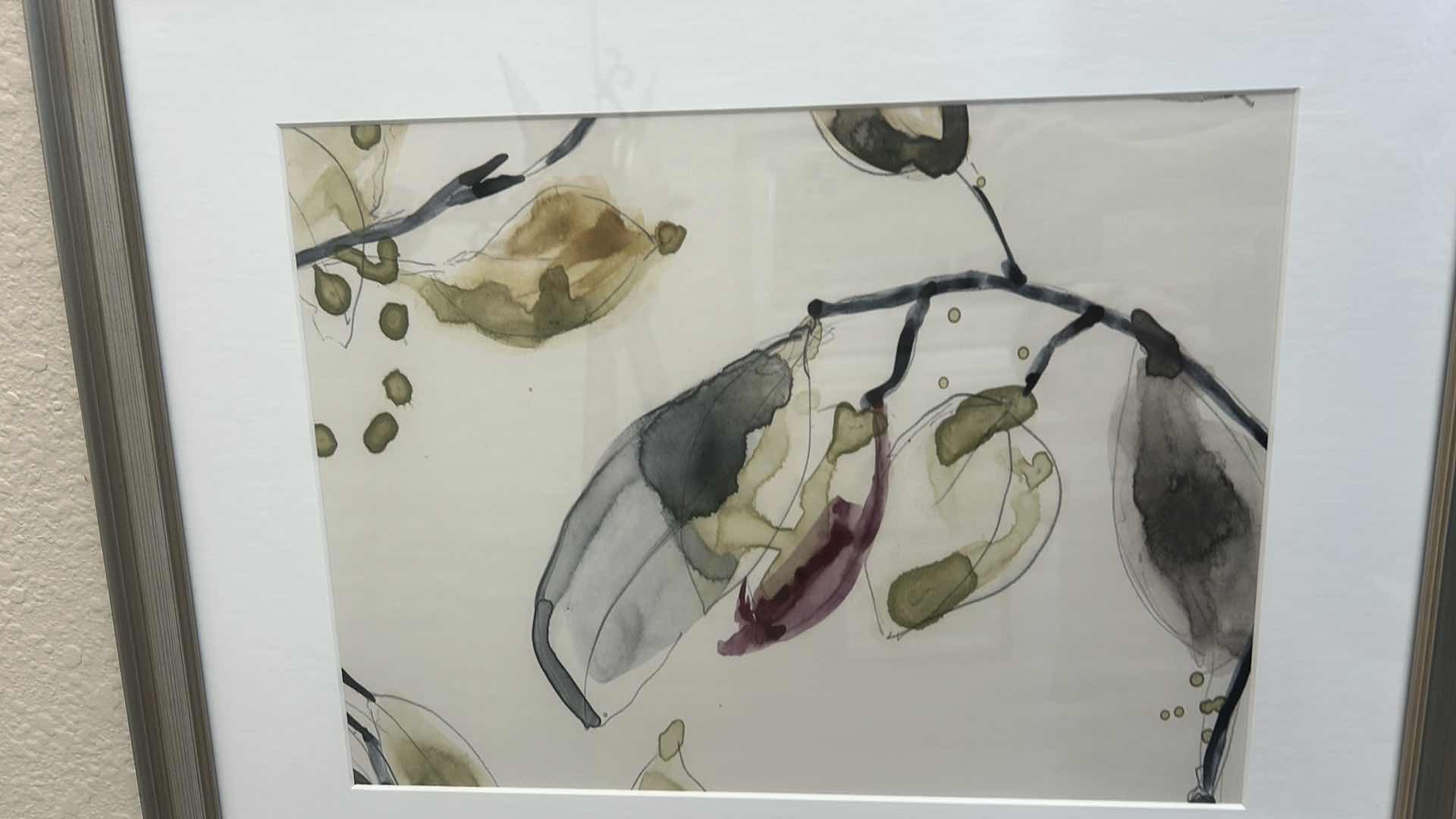 Photo 1 of SILVER FRAMED HAND CRAFTED WATERCOLOR ARTWORK 17 1/2“ x H21 1/2“