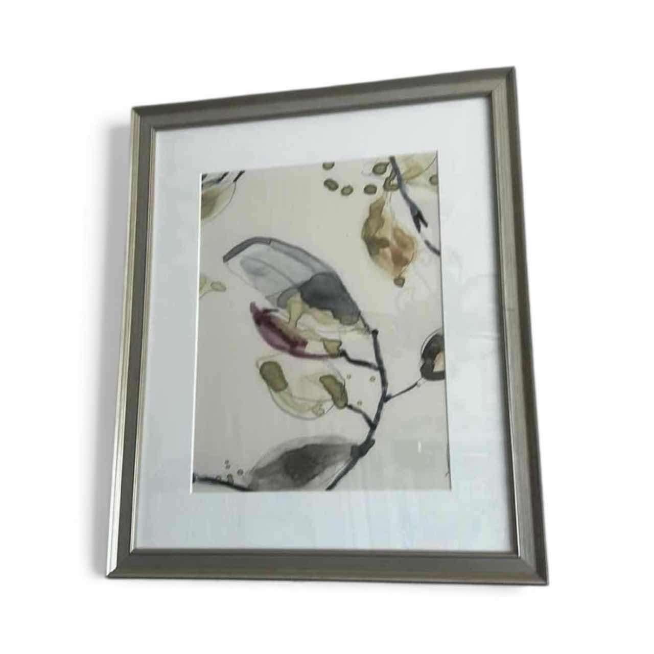 Photo 1 of SILVER FRAMED HAND CRAFTED WATERCOLOR ARTWORK 17 1/2“ x H21 1/2“