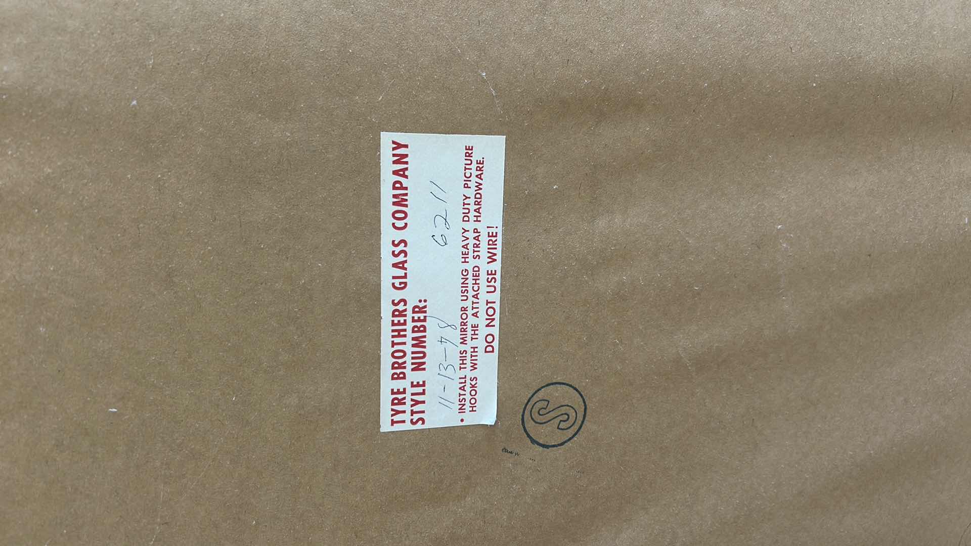 Photo 1 of VINTAGE OCTAGON  MIRROR 25 1/2” x H37 1/2”