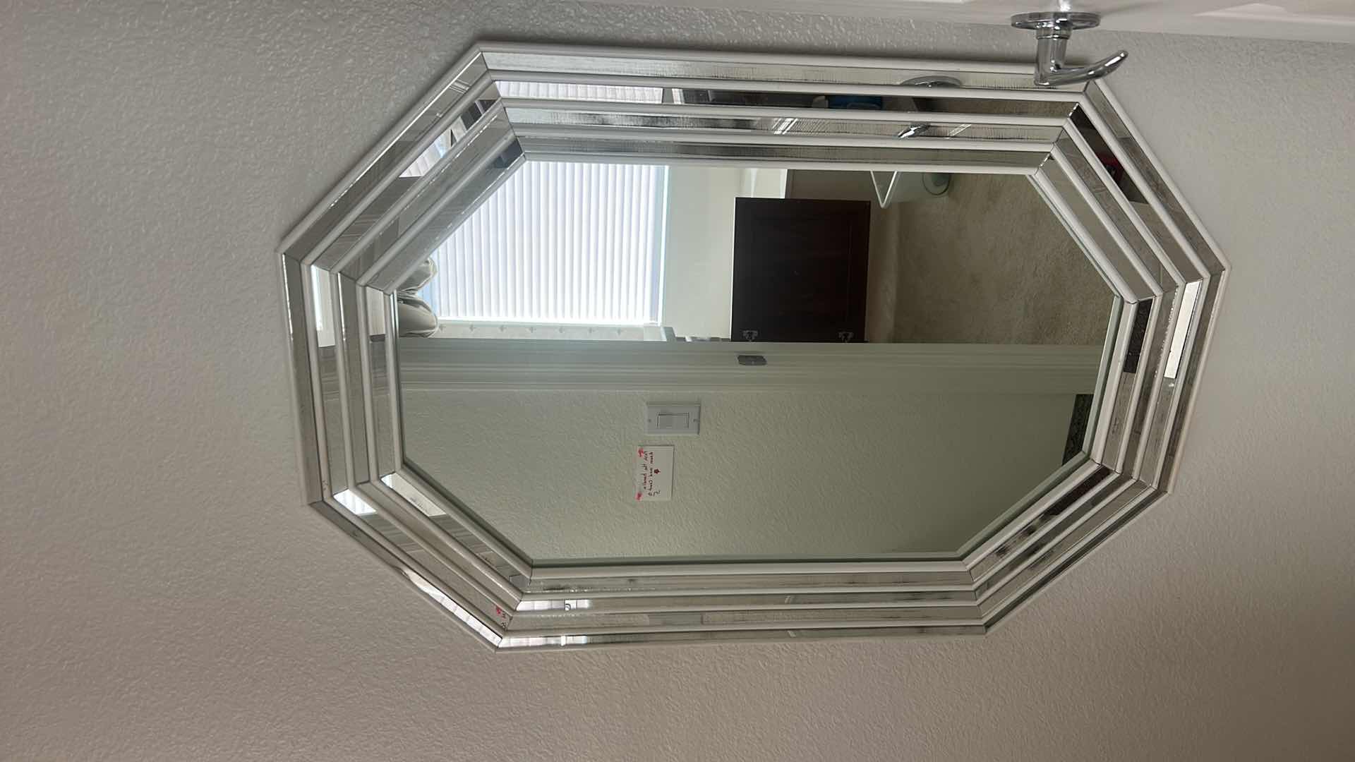 Photo 1 of VINTAGE OCTAGON  MIRROR 25 1/2” x H37 1/2”