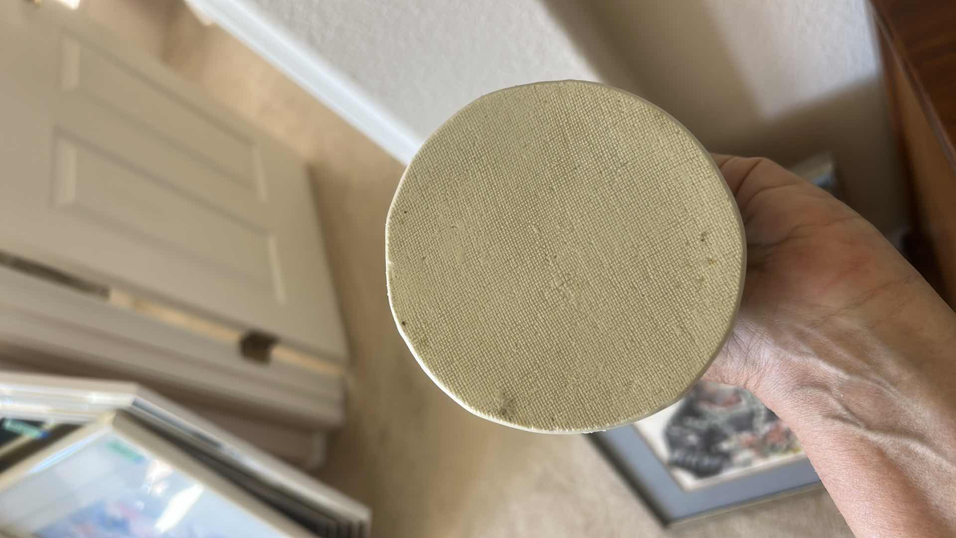 Photo 1 of VINTAGE CHINESE PORCELAIN BLUE AND WHITE FIGURINE H11”