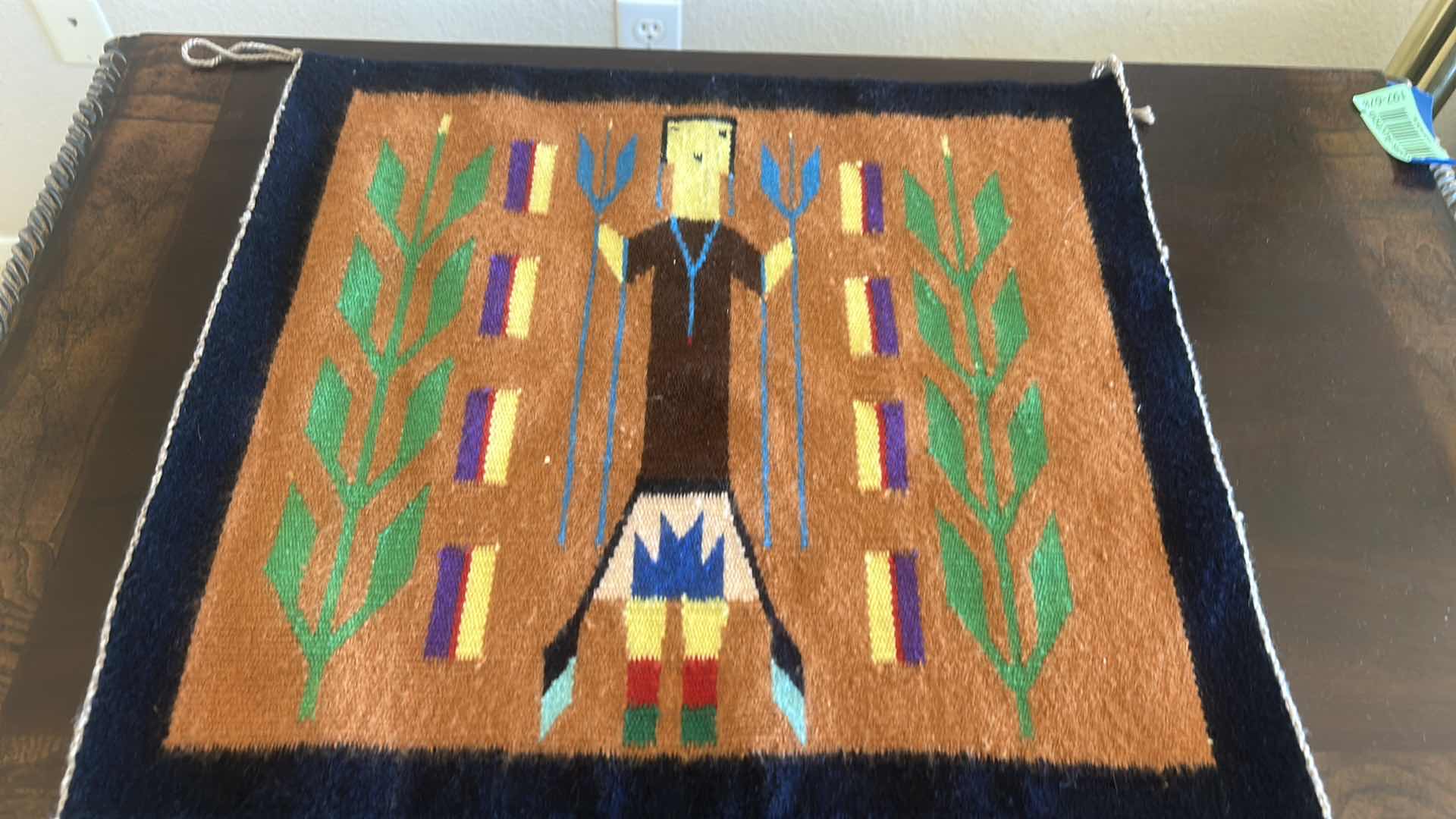 Photo 4 of GENUINE NAVAJO RUG 18” x 16”