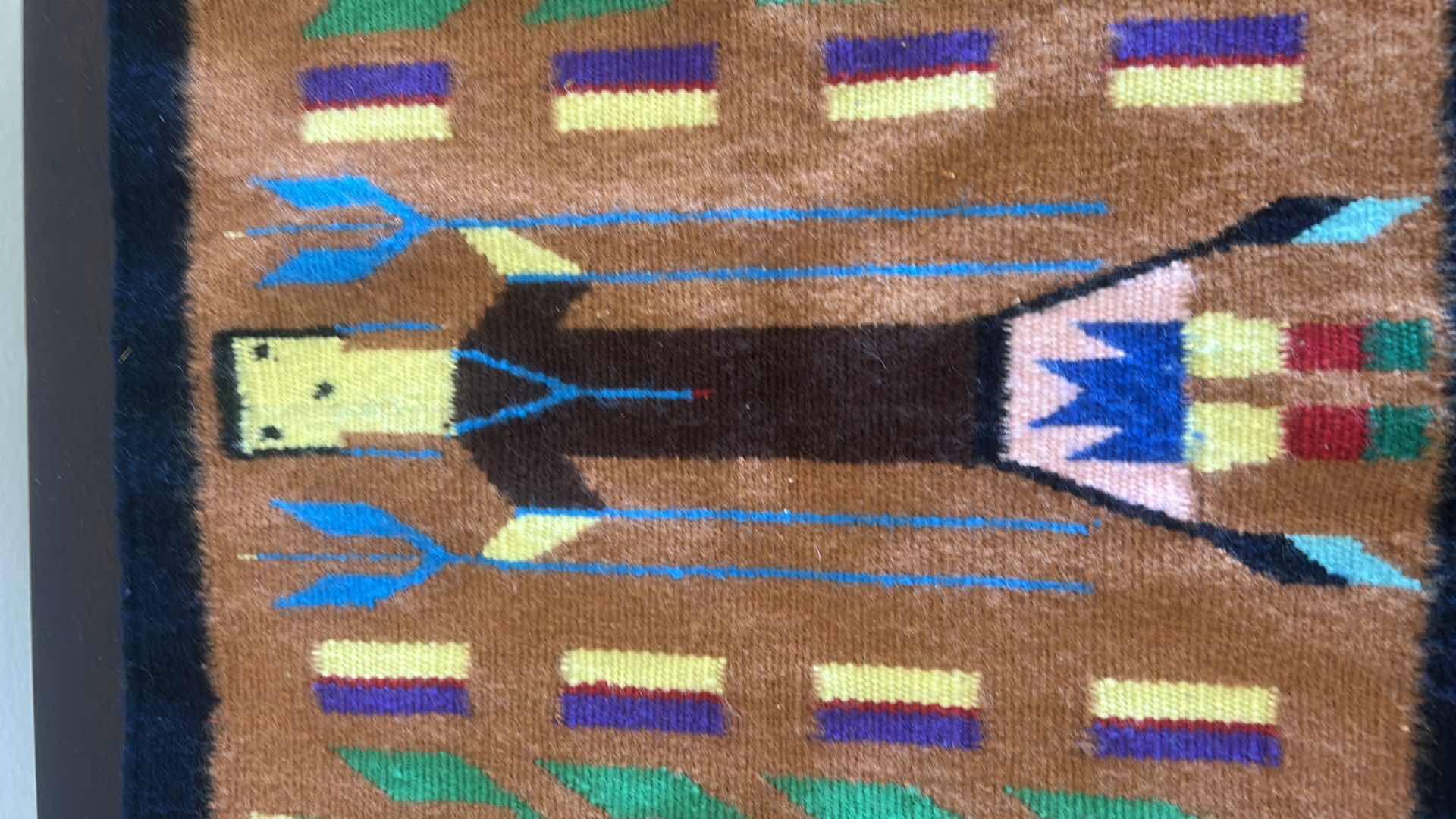 Photo 3 of GENUINE NAVAJO RUG 18” x 16”