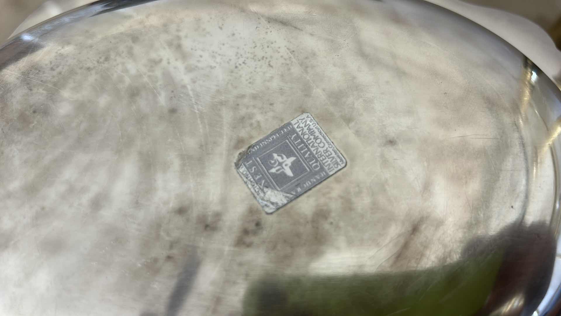 Photo 1 of INTERNATIONAL SILVER COMPANY SILVER PLATED SERVING DISH WITH LID 12” x H9 1/2”